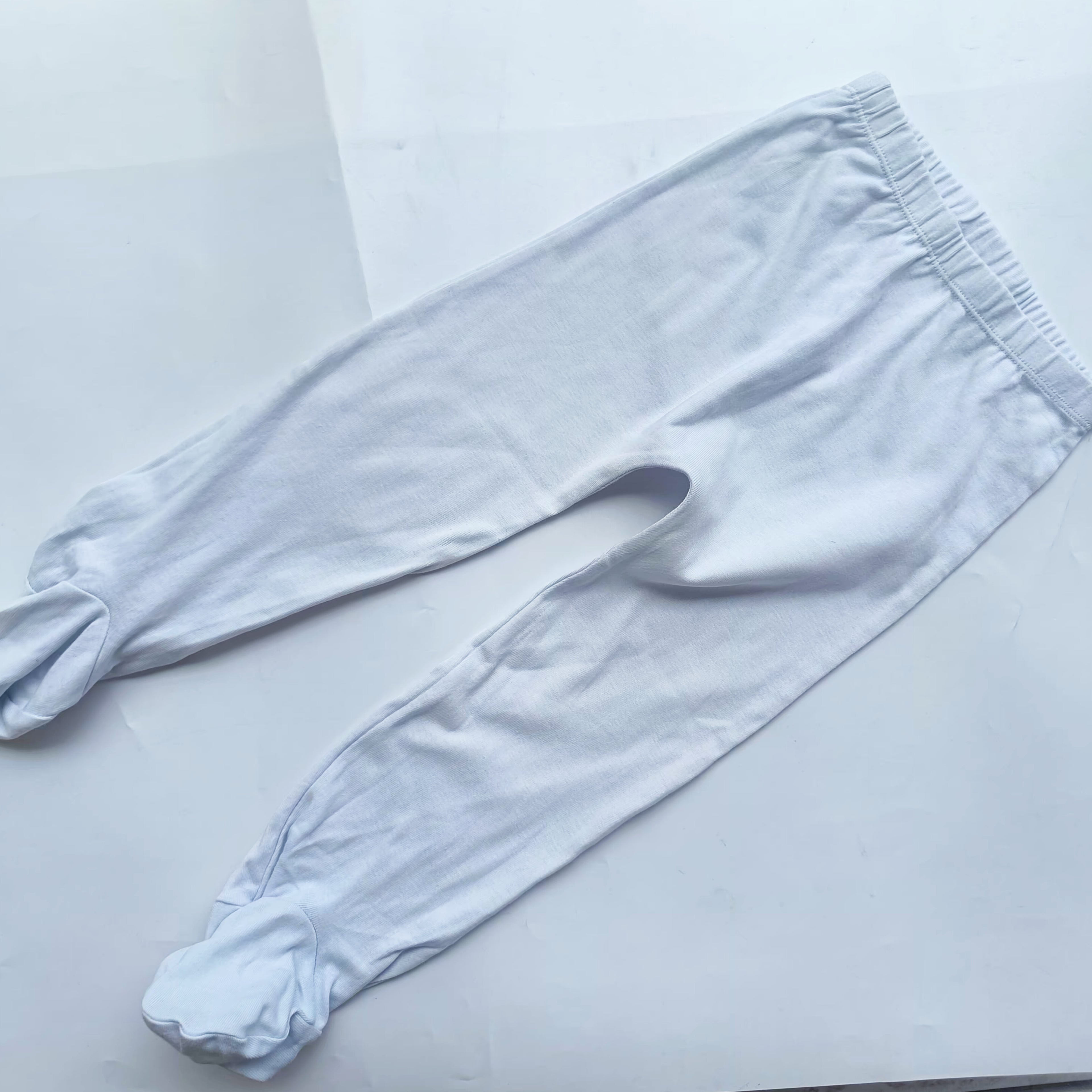 Footed pants powdered blue