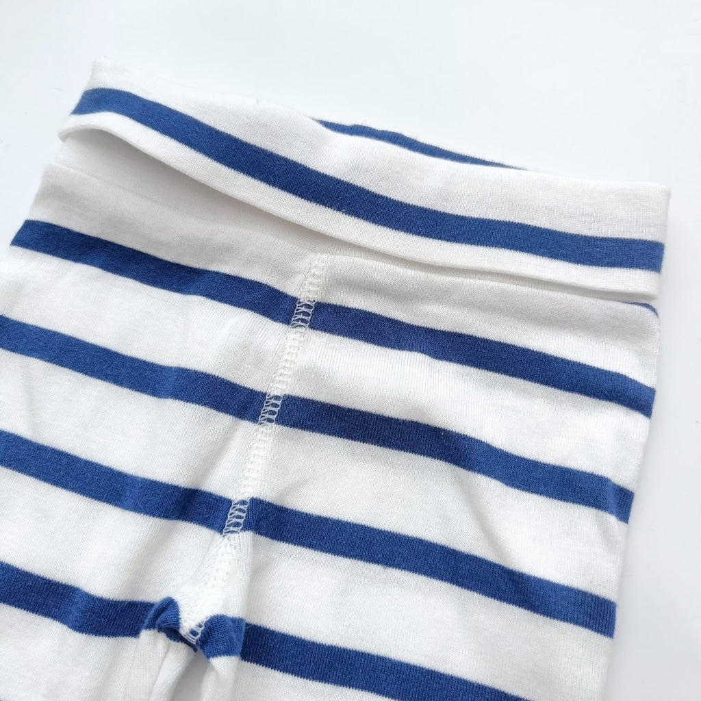 M&S ribbed foldover cuff white