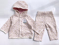 Carters organic cardigan and pant set