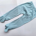 Footed pants green