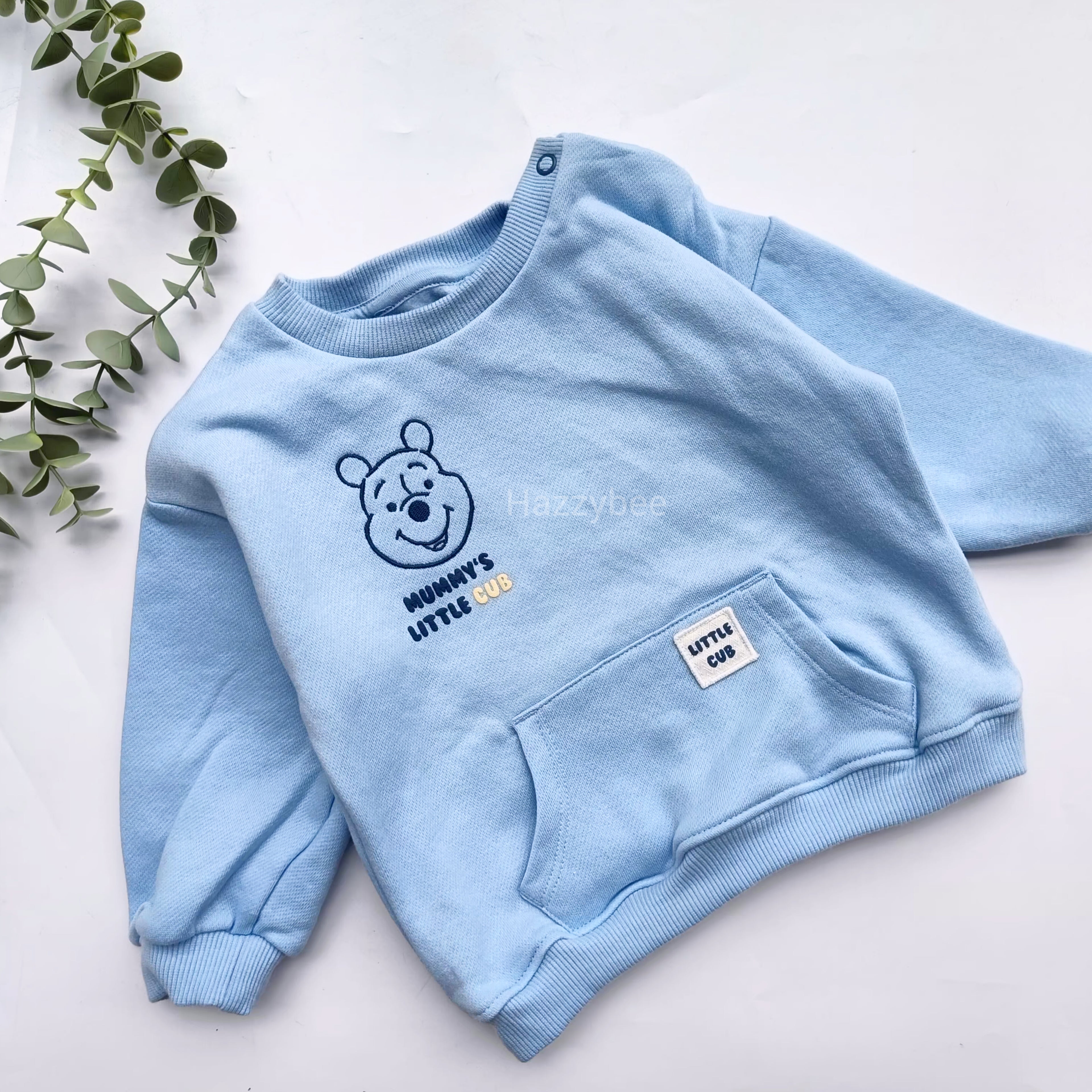 George sweatshirt with fleece-mummy little cub