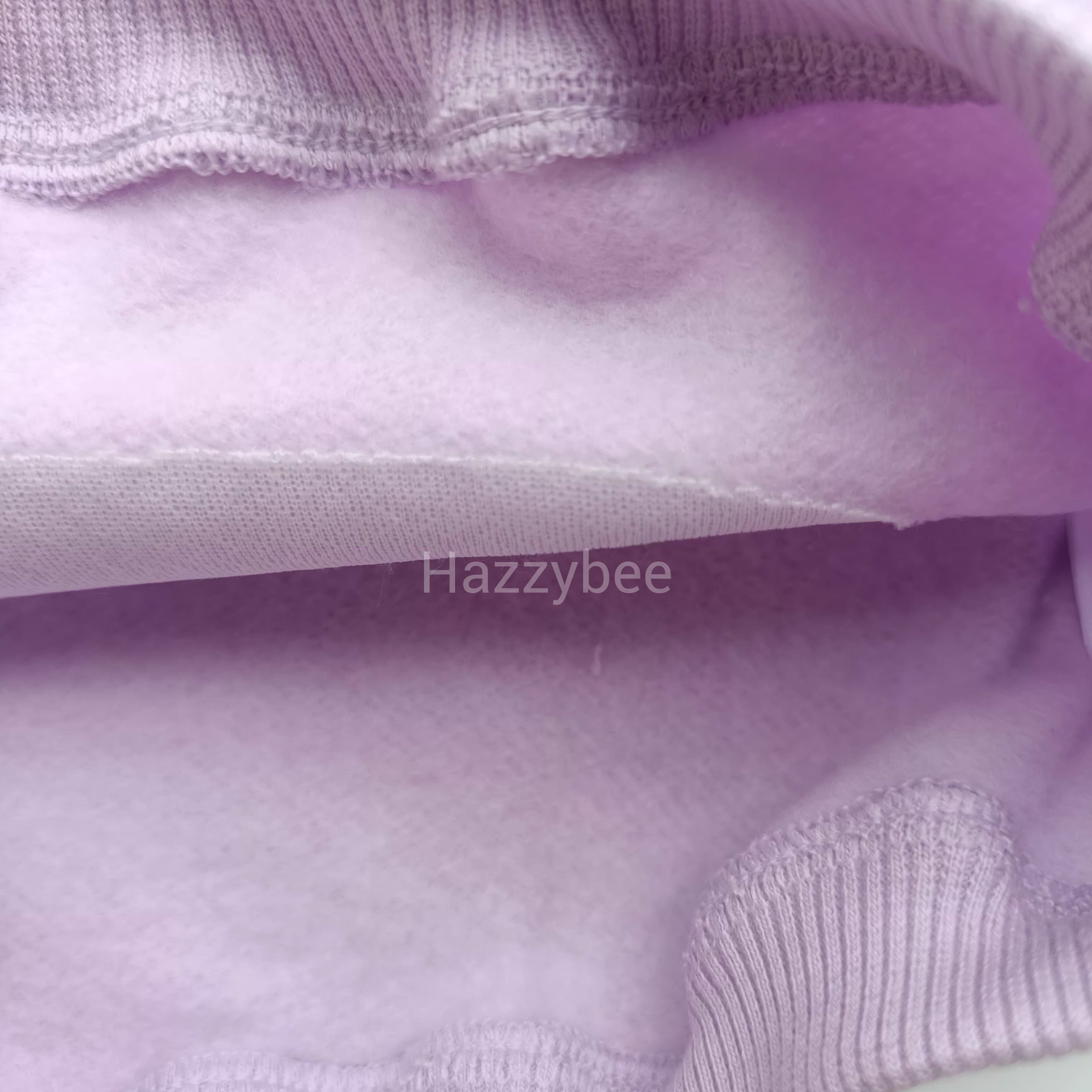 George sweatshirt with fleece-purple pear