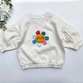 George sweatshirt with fleece- flower