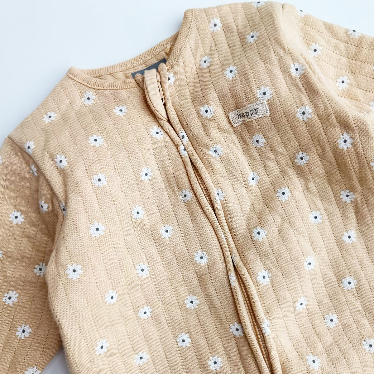 Baby quilted sleepsuit