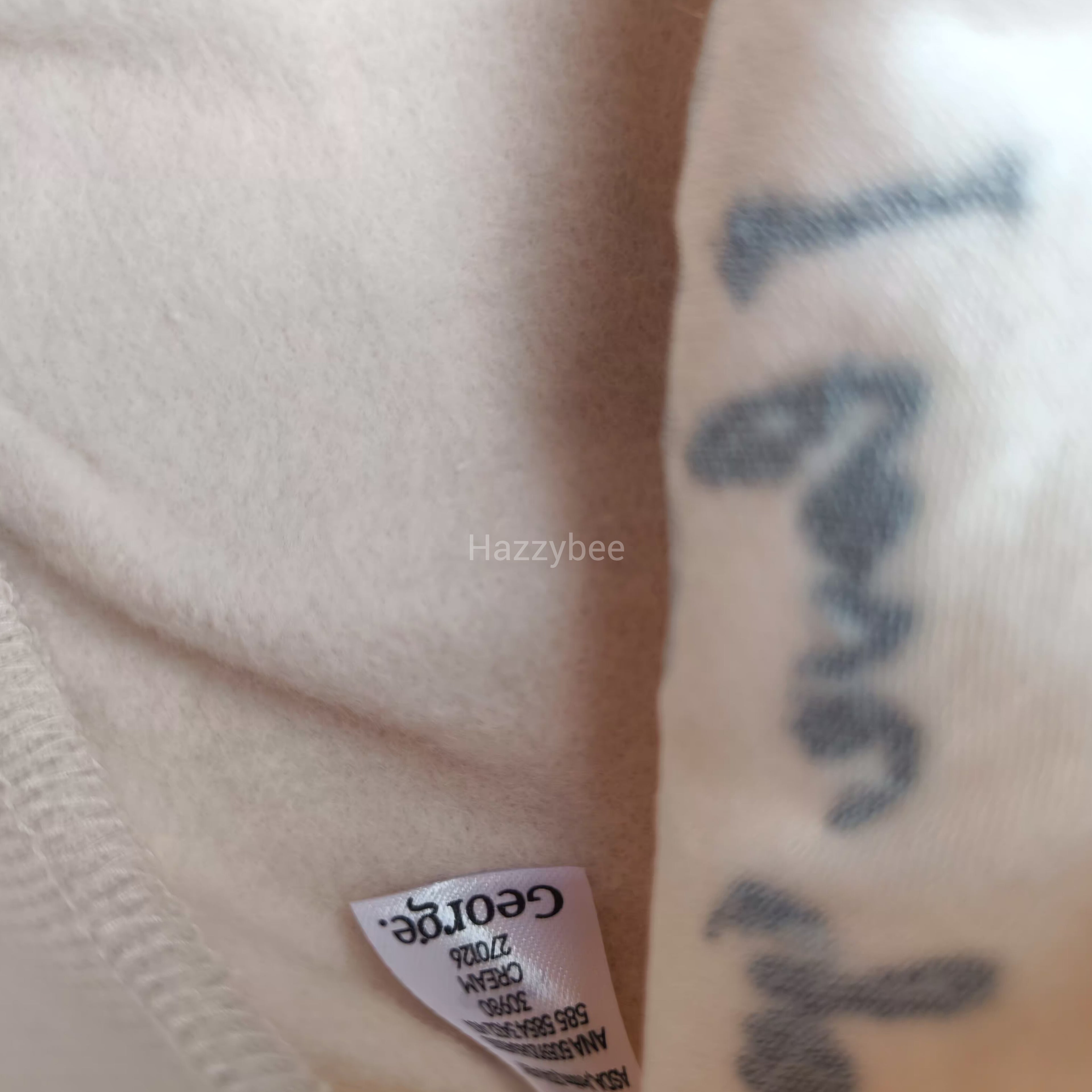 George sweatshirt with fleece-guess how much I love you