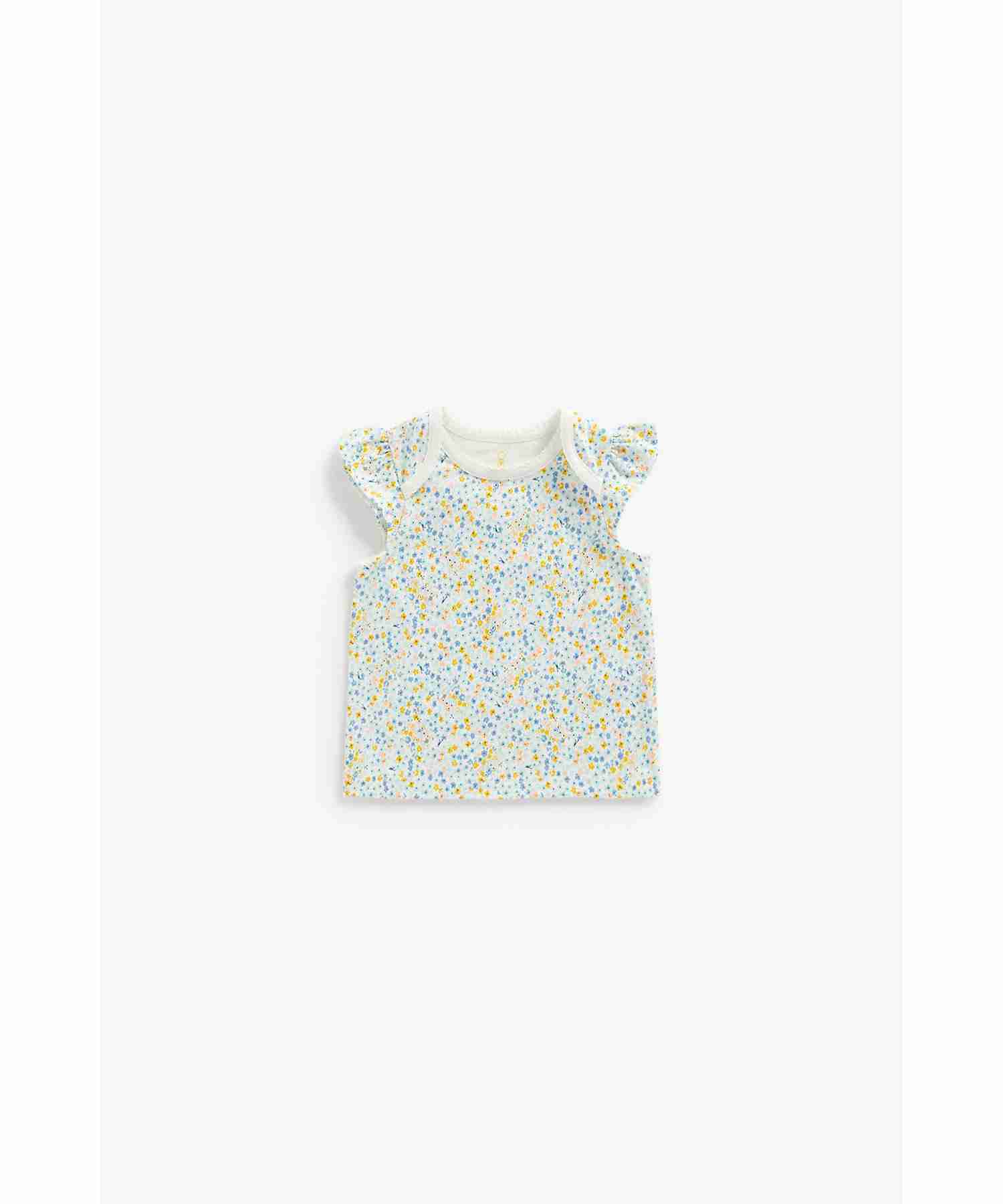 Mothercare Girls 100% Cotton Short Sleeves Pyjamas Set - Pack of 2