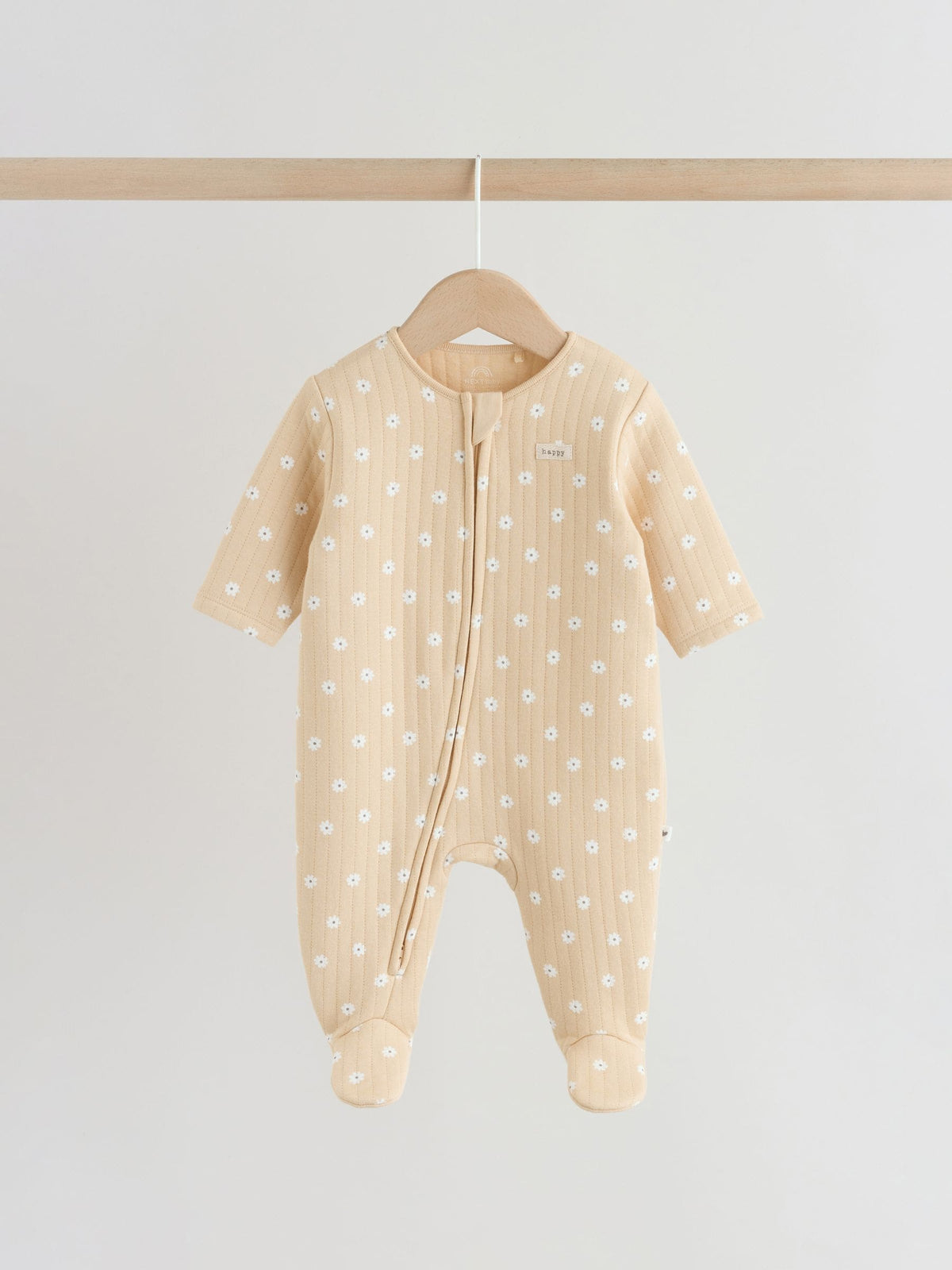Baby quilted sleepsuit