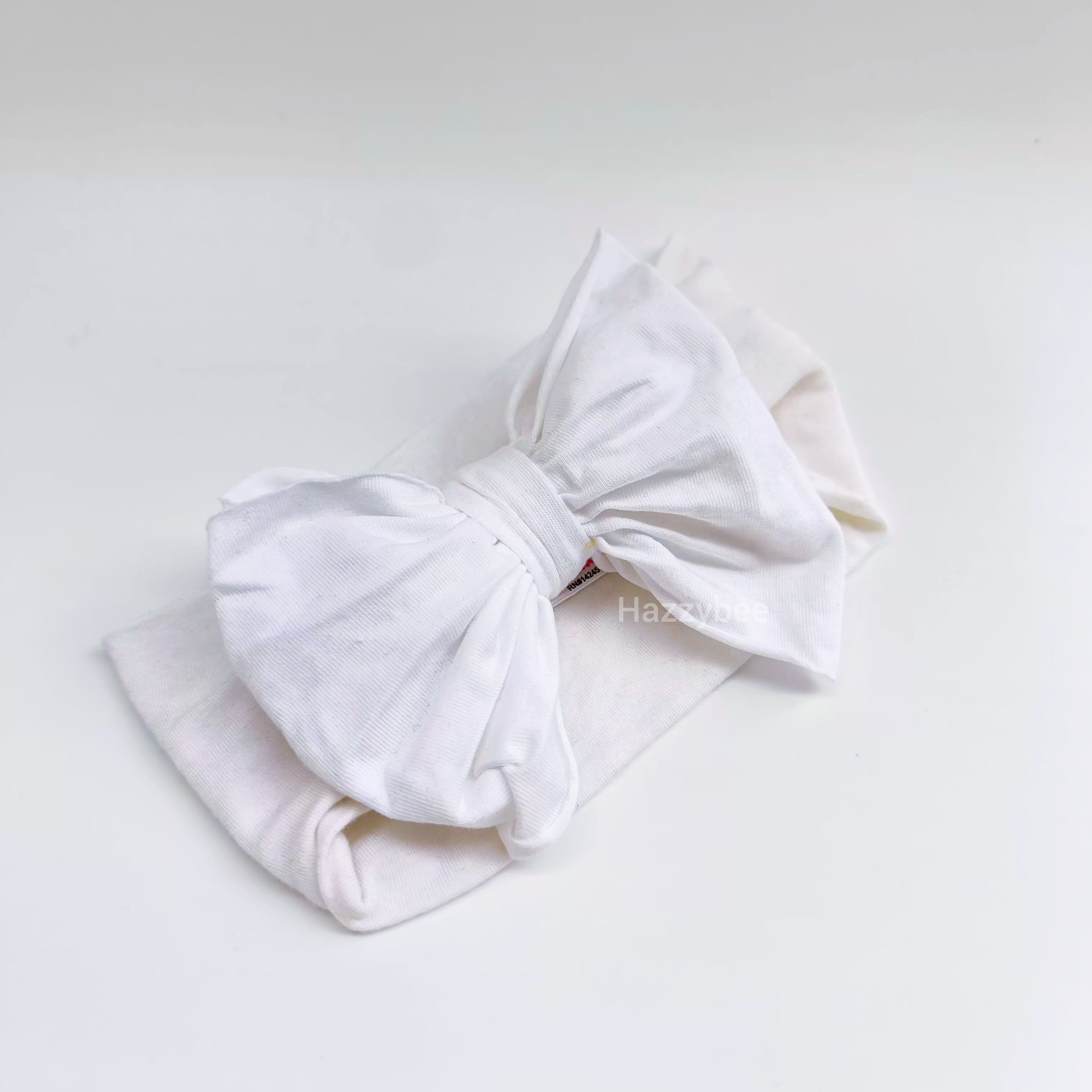 Ruffle butts bow headband