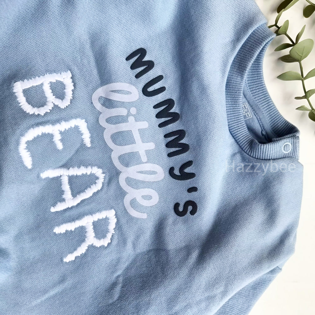 George sweatshirt with fleece-mummy little bear