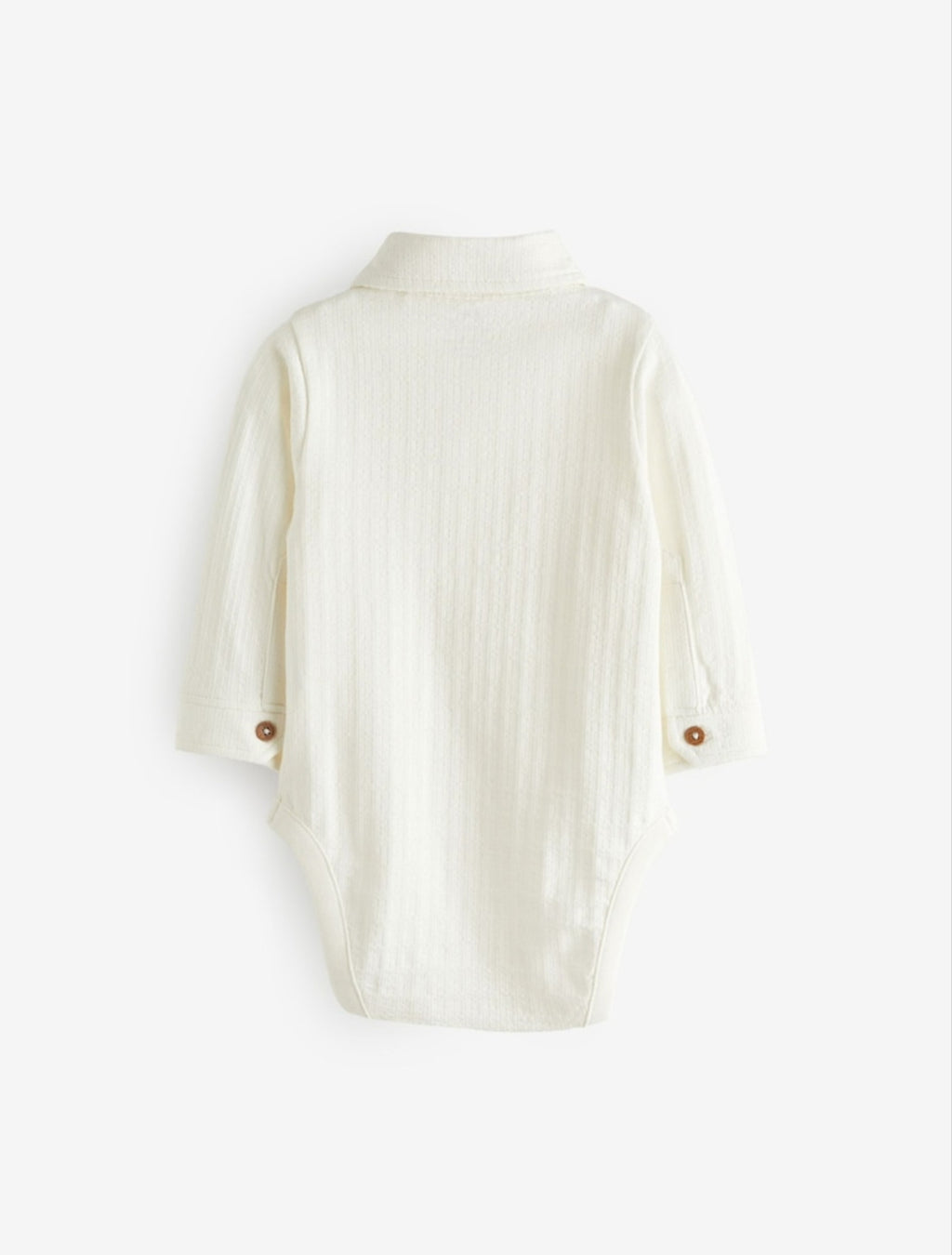 Next white textured bodysuit
