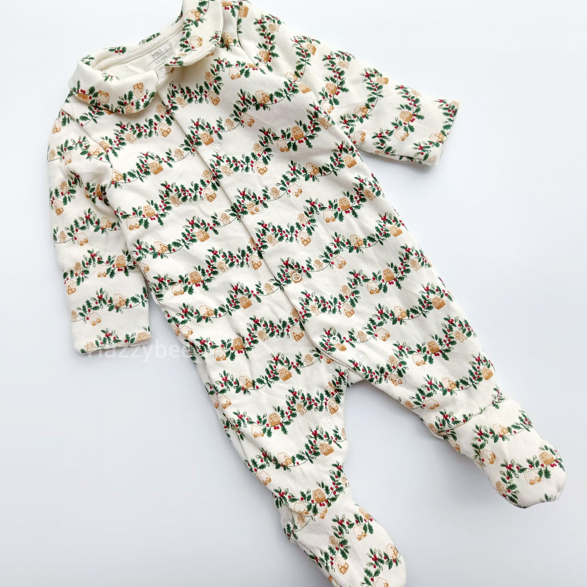 Baby quilted sleepsuit