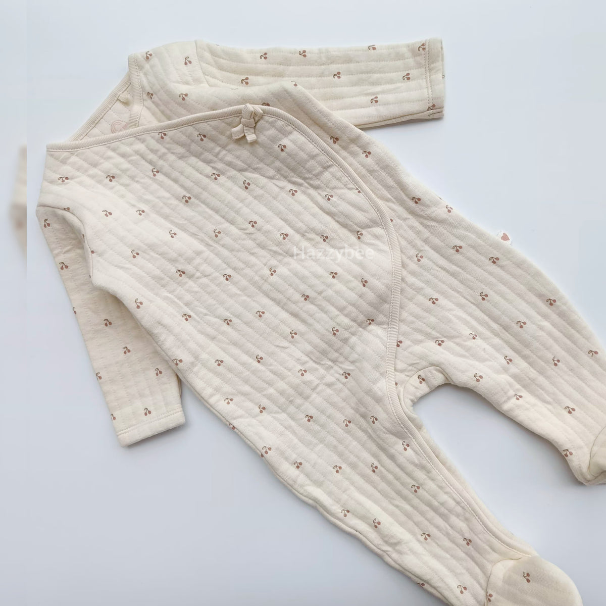 Baby quilted sleepsuit