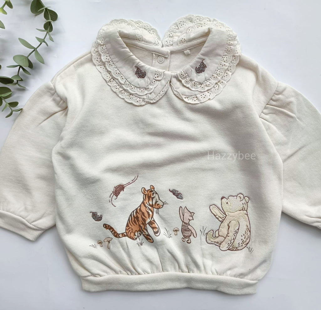 George sweatshirt with fleece- Winnie pooh