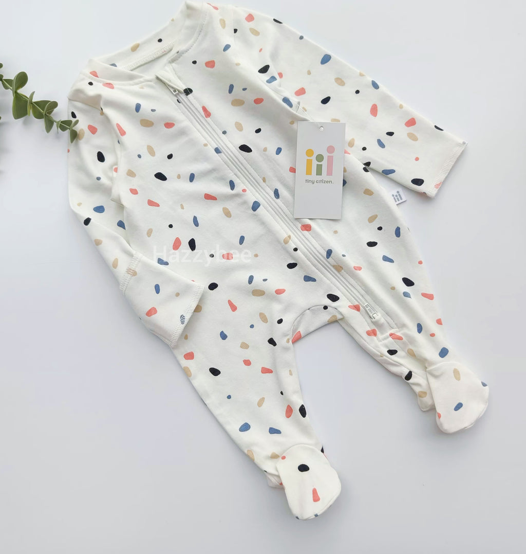 2-way zipper sleepsuits