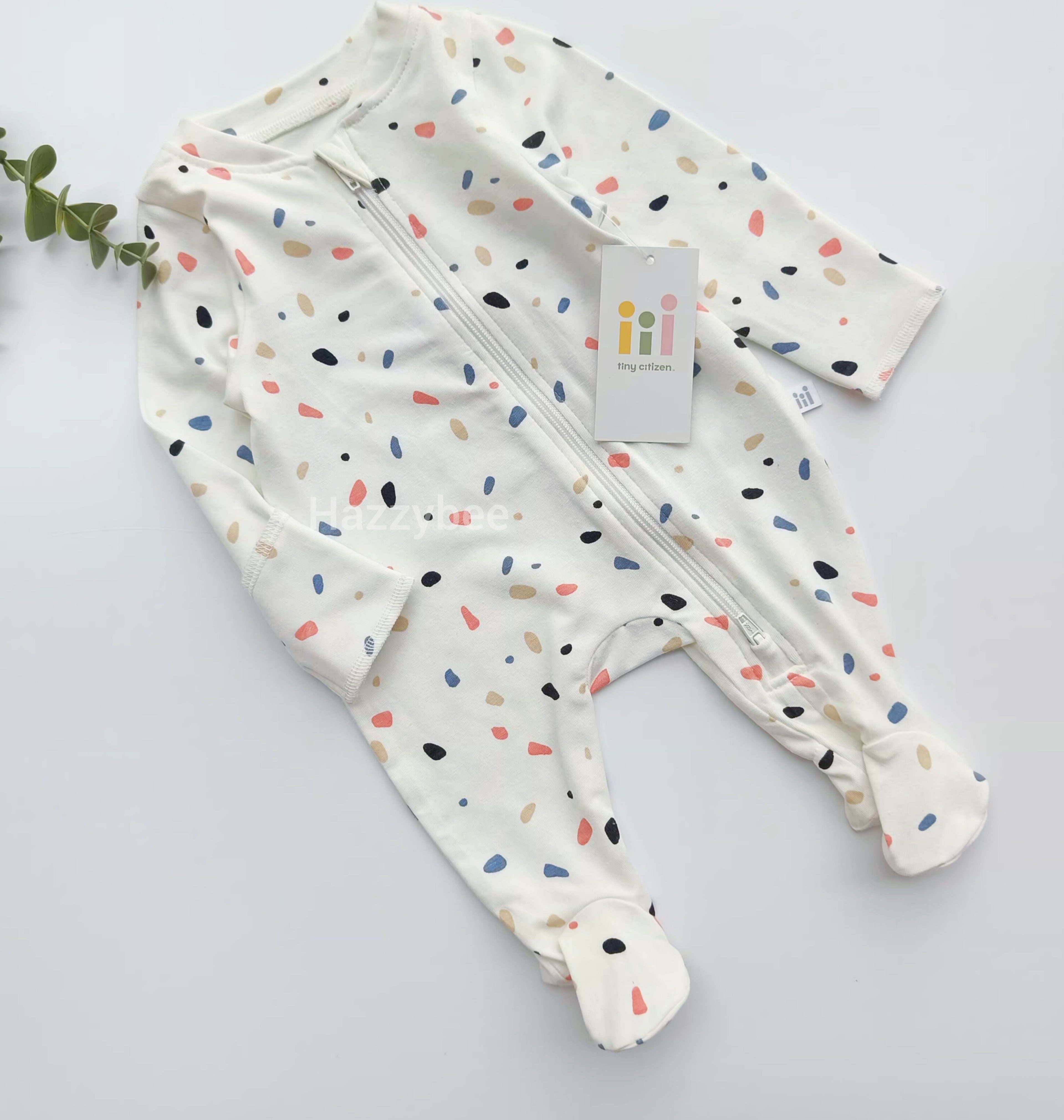 2-way zipper sleepsuits