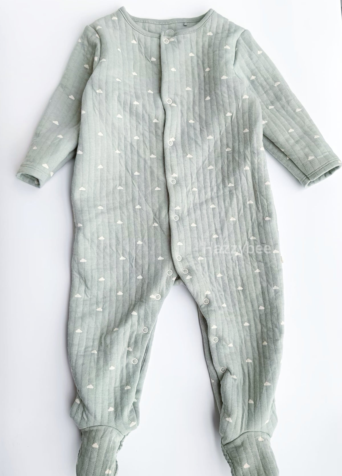 Baby quilted sleepsuit