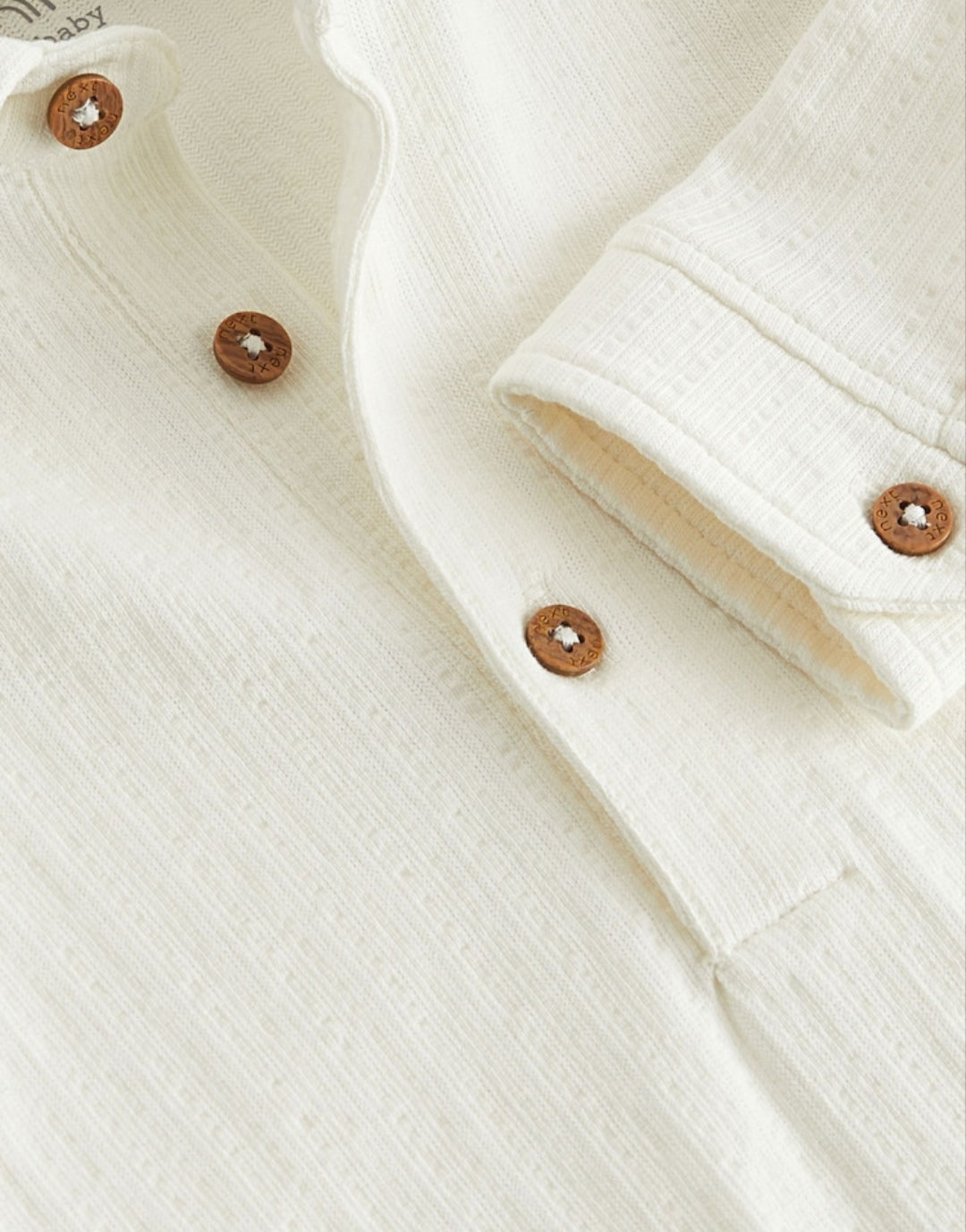 Next white textured bodysuit