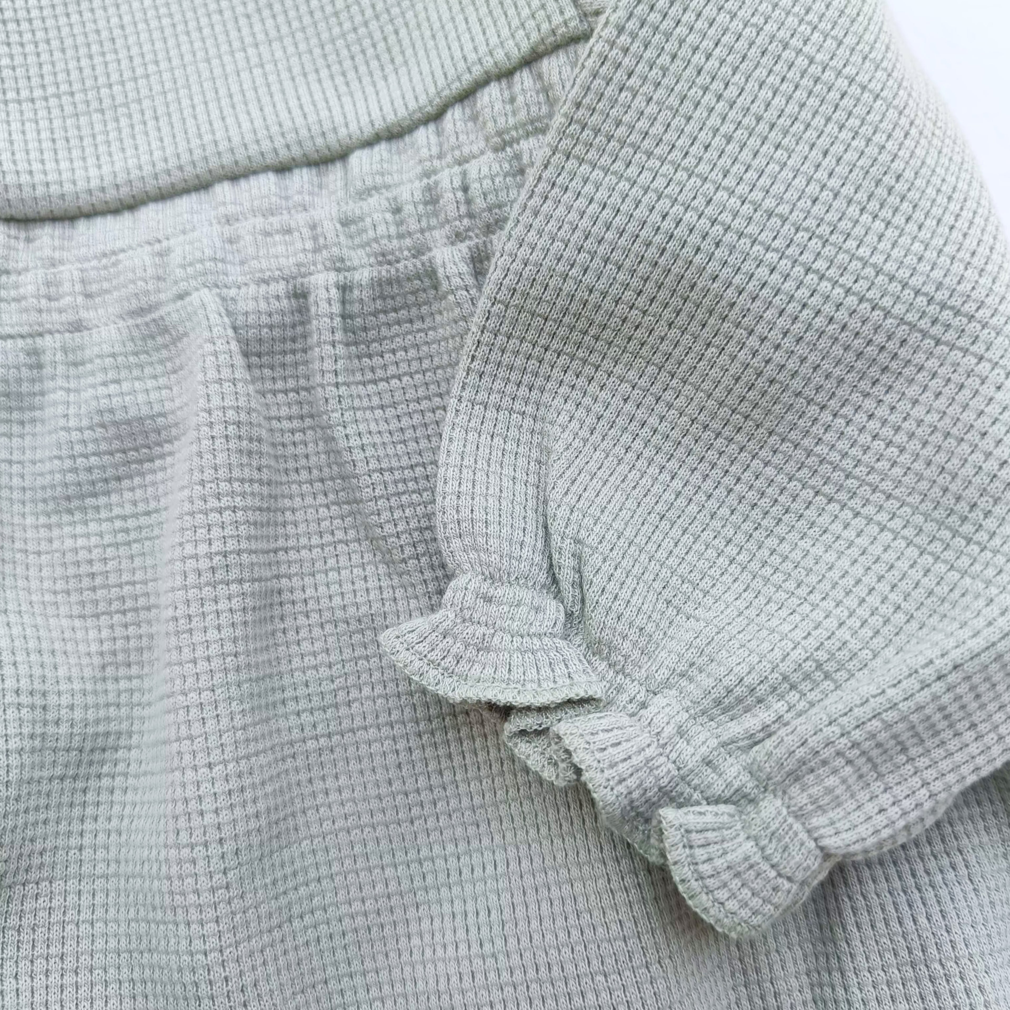 NEXT Waffle green bodysuit