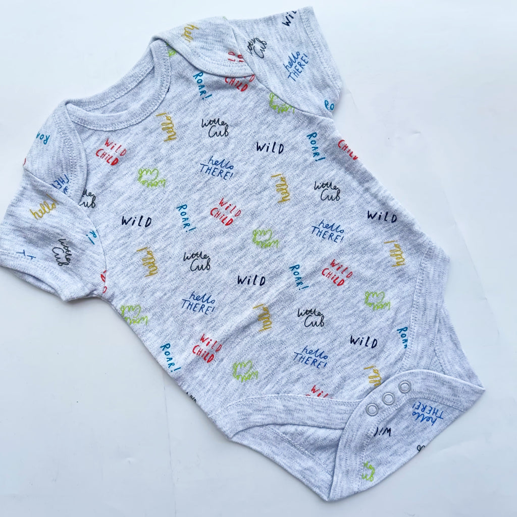 Short sleeve onesies 3-6m