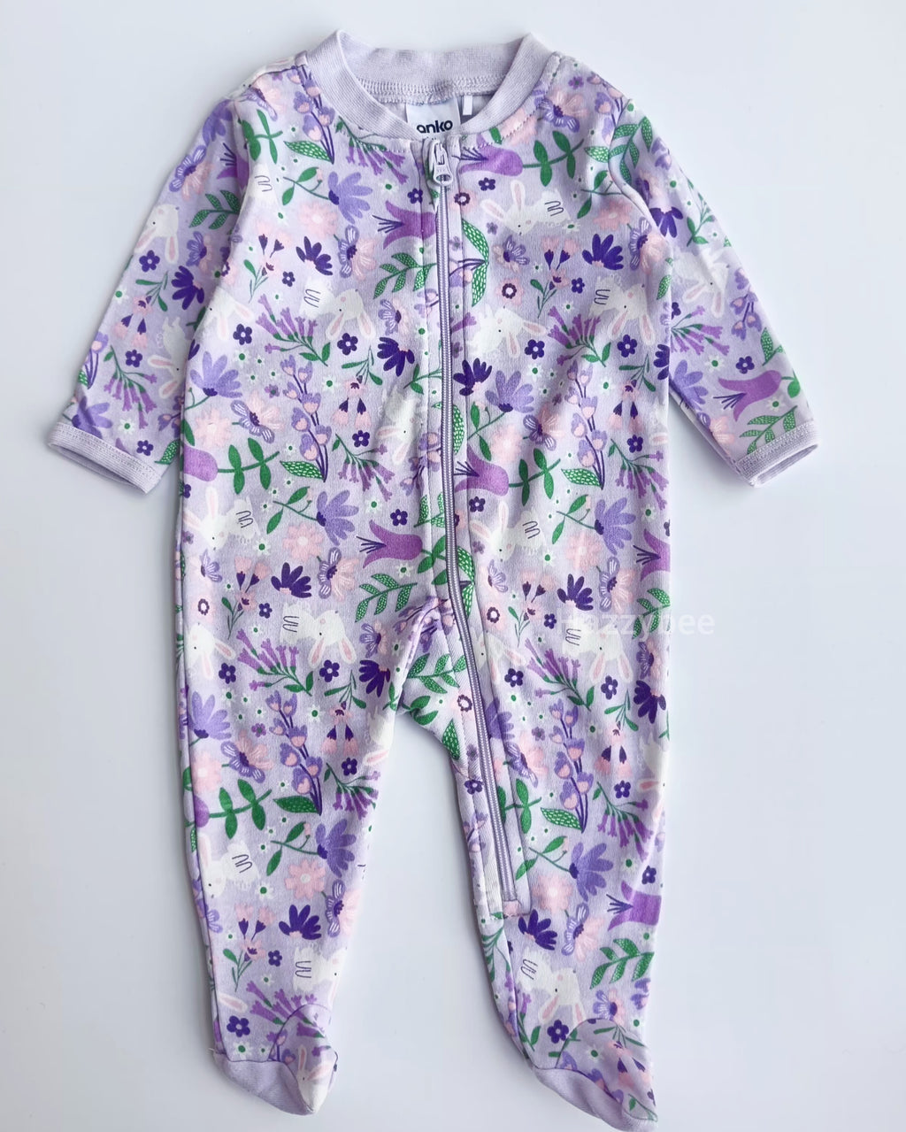 Anko Footed zipper sleepsuit