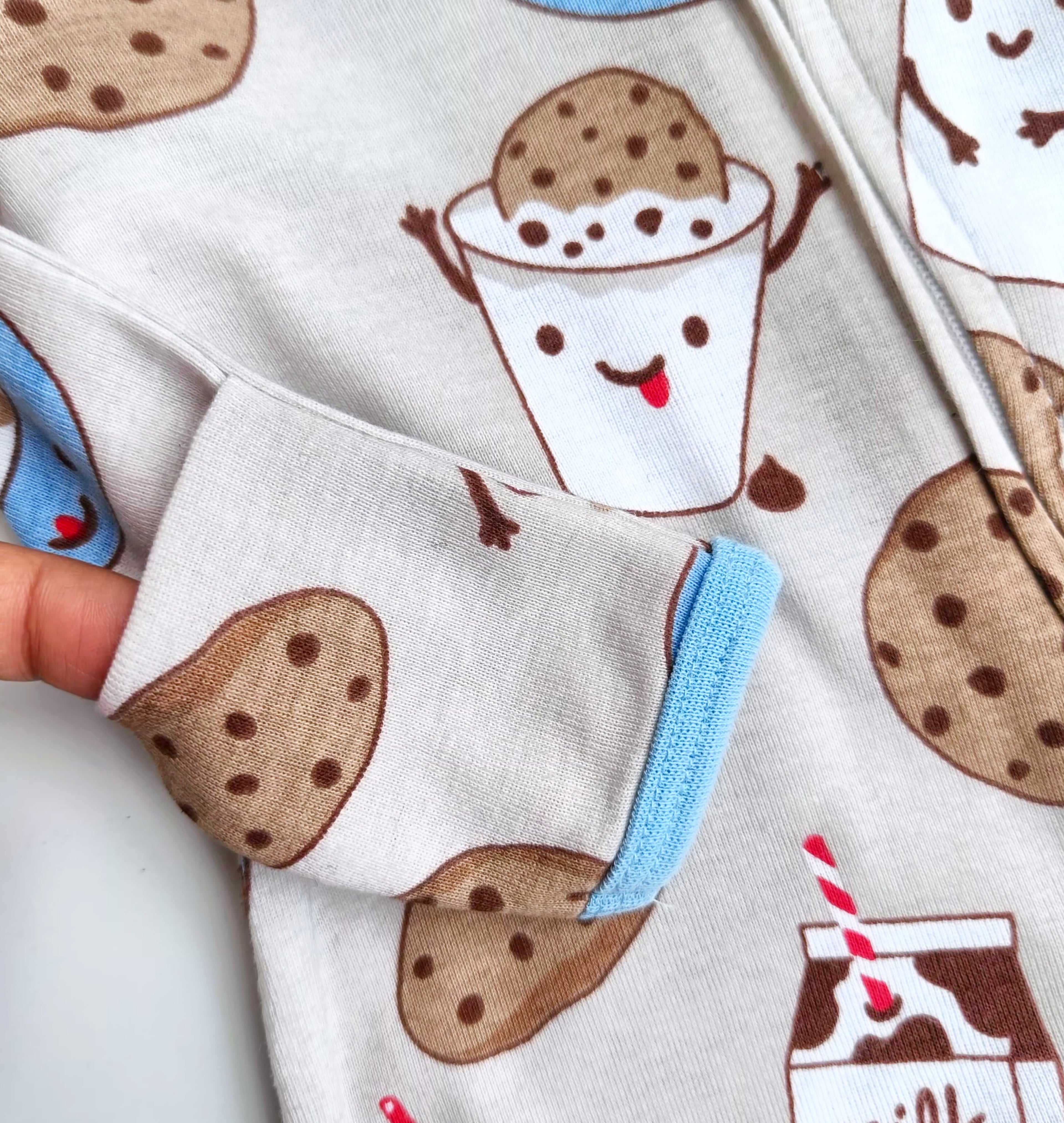 Butterblu footed zipper sleepsuit
