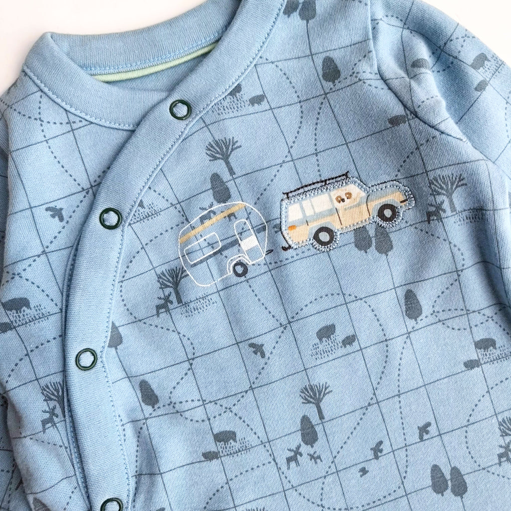 Mothercare footed sleepsuit
