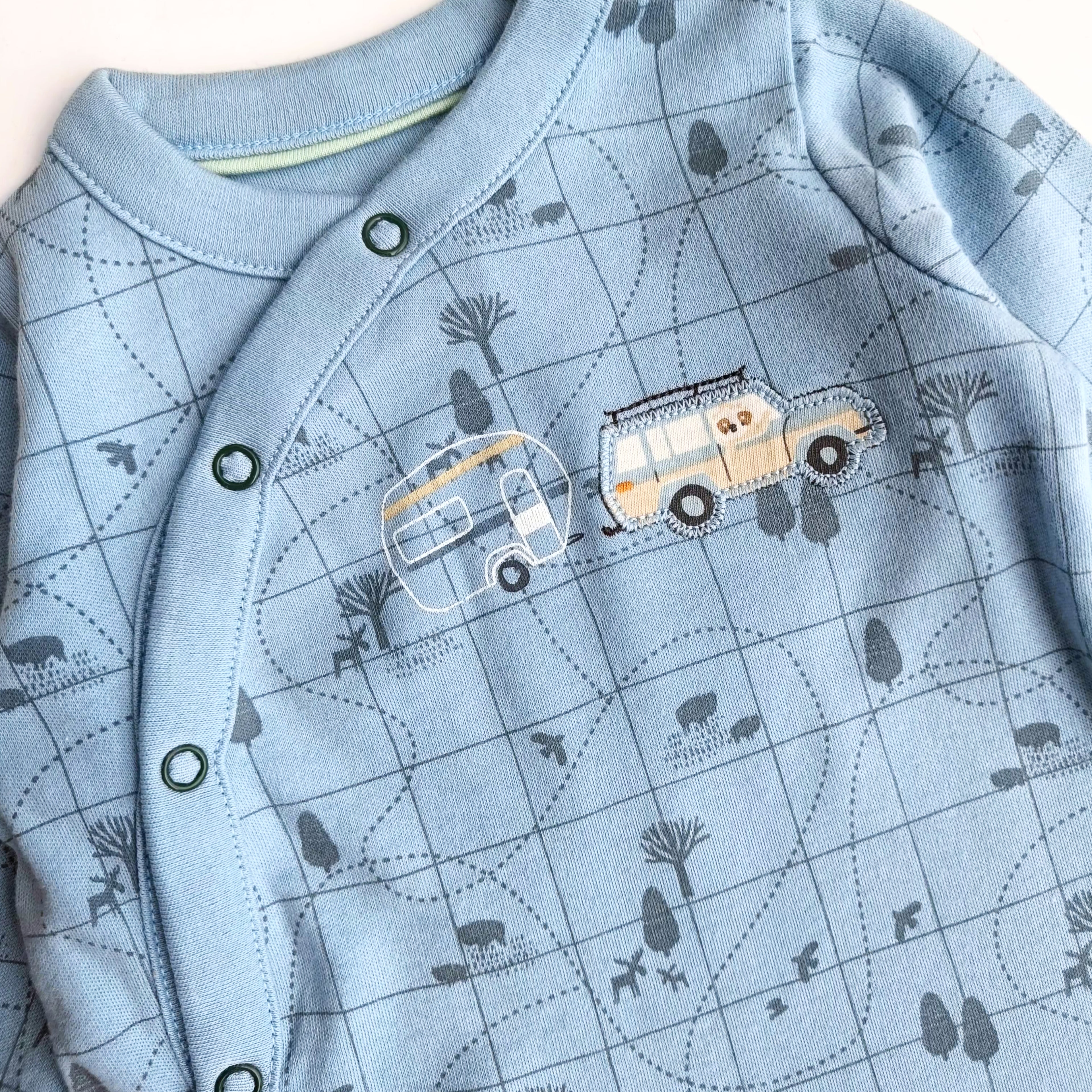 Mothercare footed sleepsuit