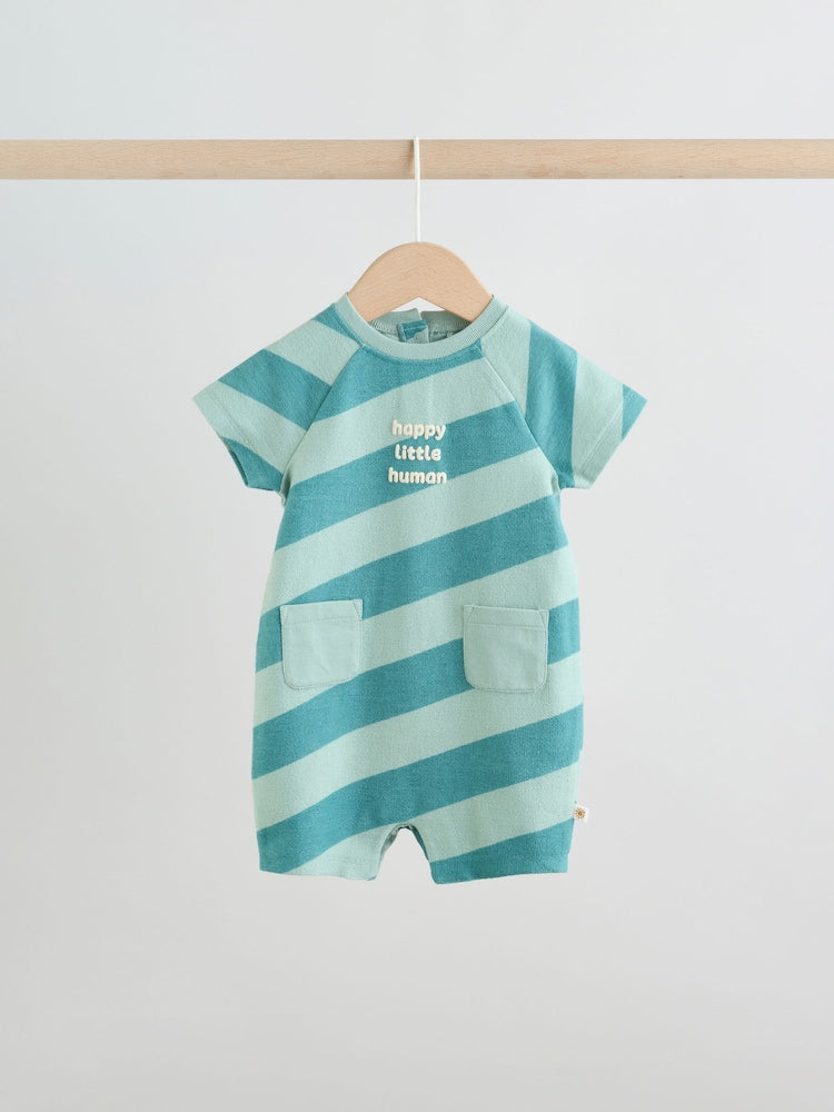 NEXT playsuit stripped jersey