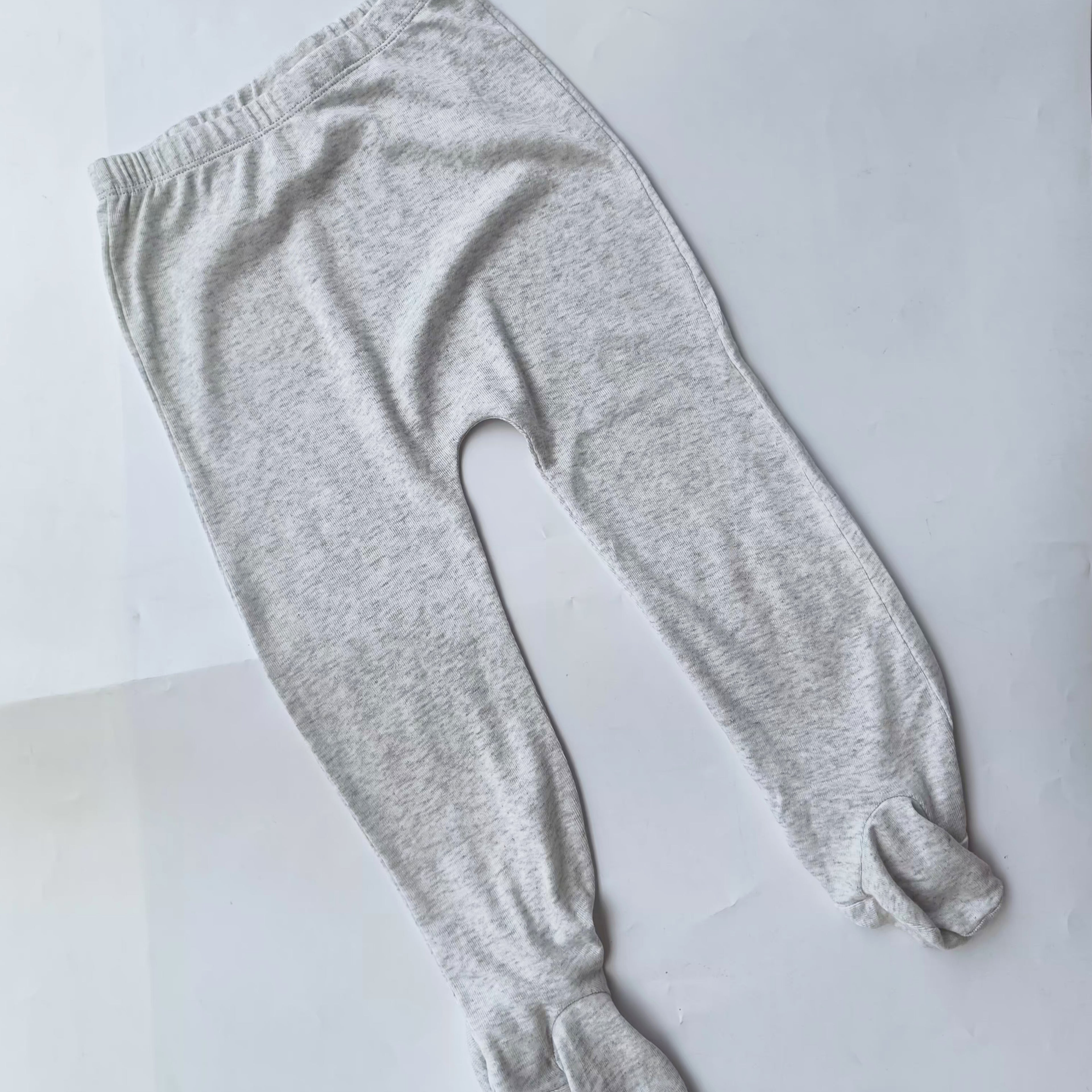 Footed pants grey