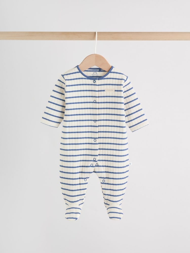 Baby quilted sleepsuit