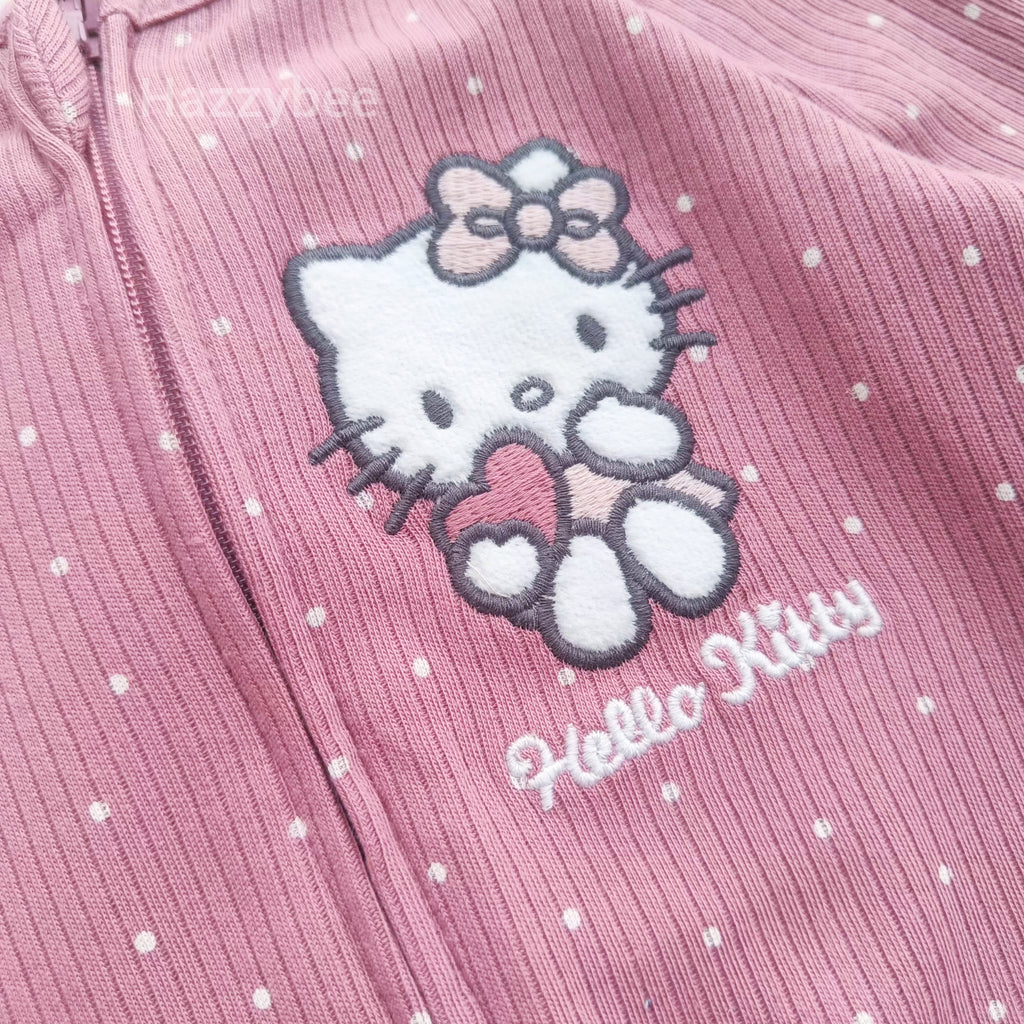 C&A hello kitty zipper sleepsuit