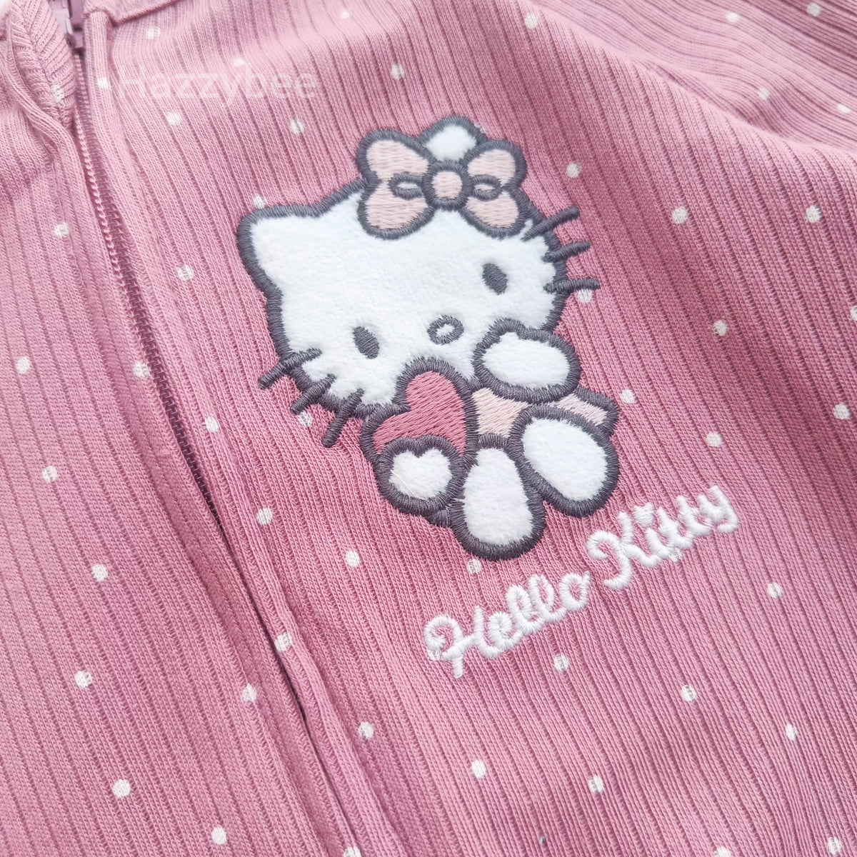C&A hello kitty zipper sleepsuit