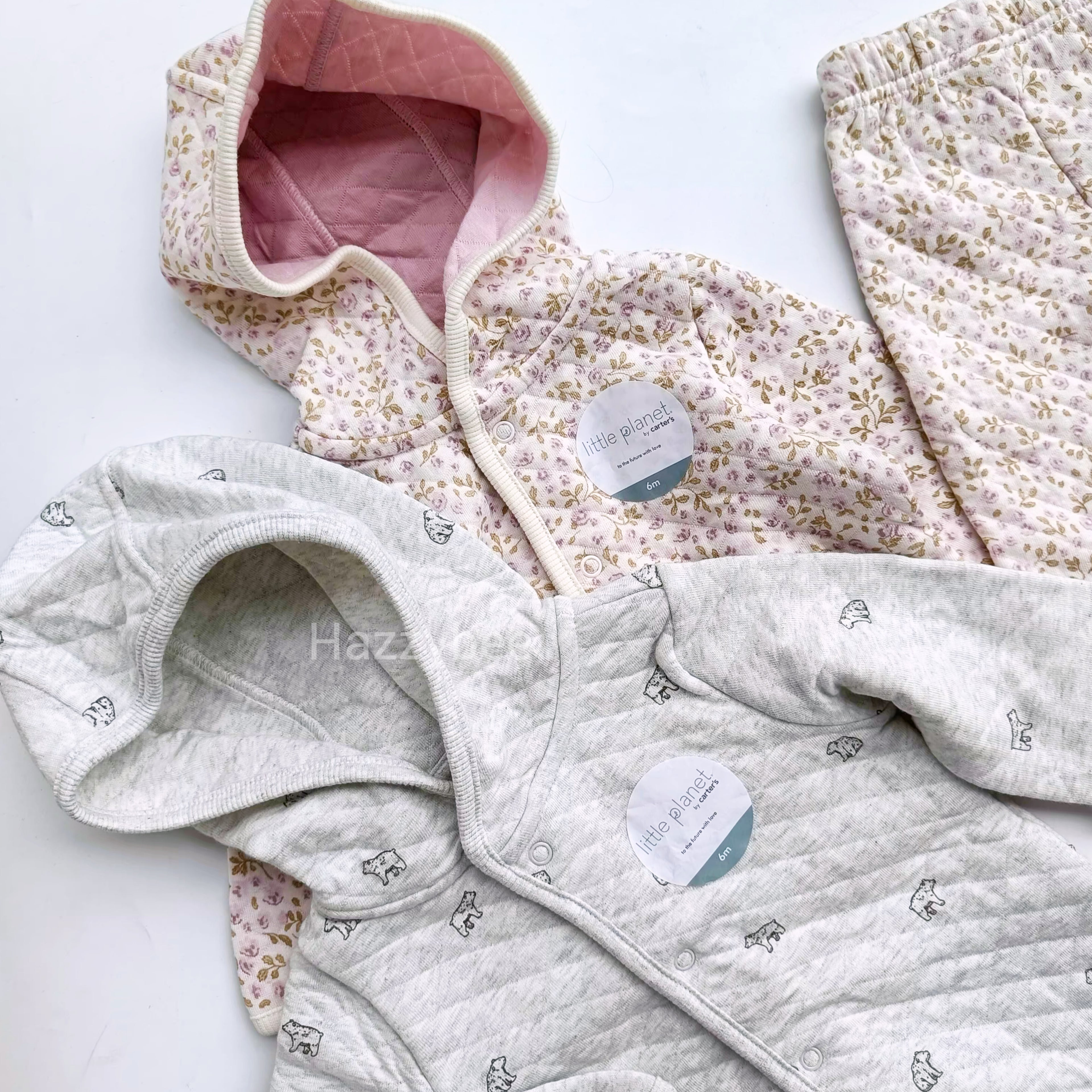 Carters organic cardigan and pant set
