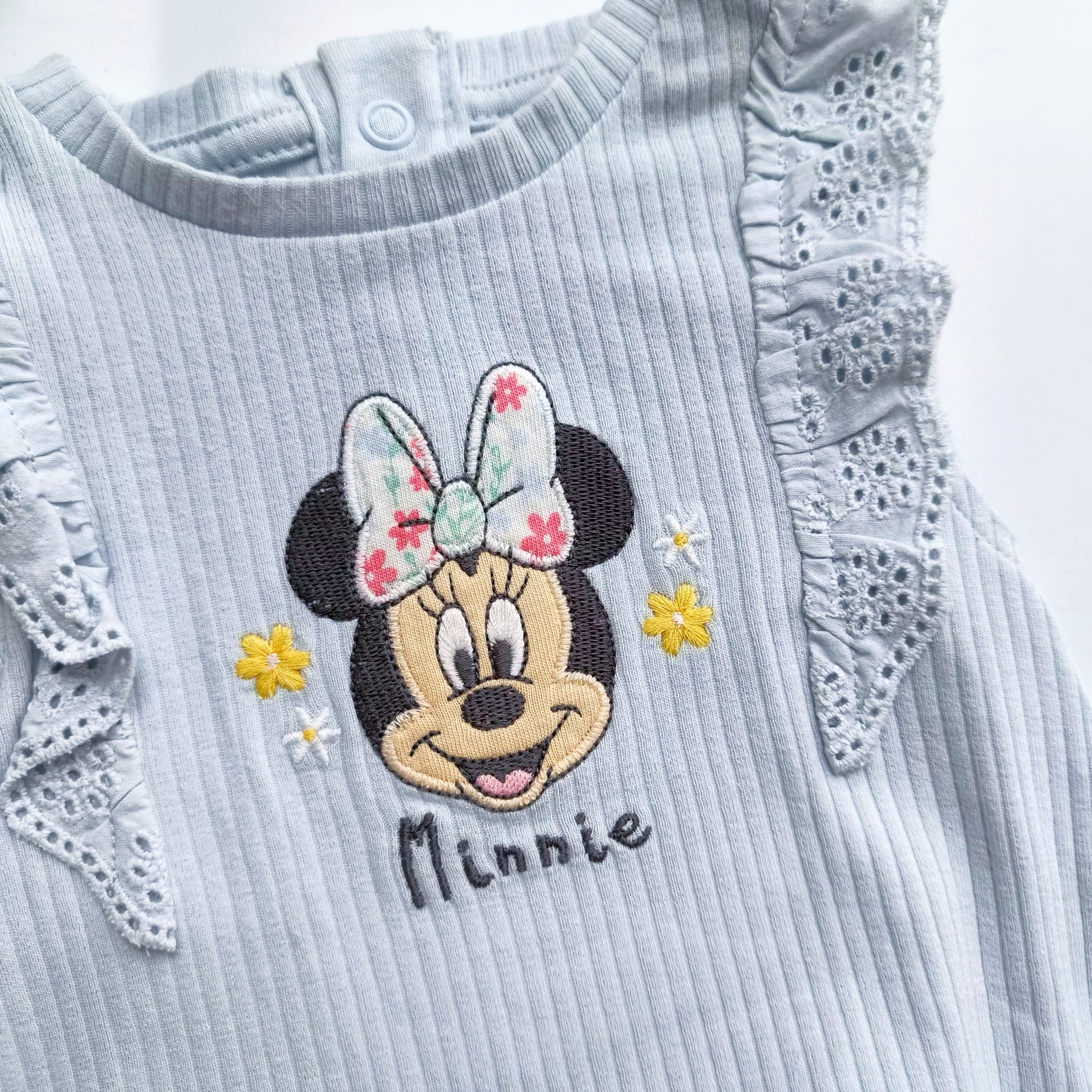 Blue minnie onesies