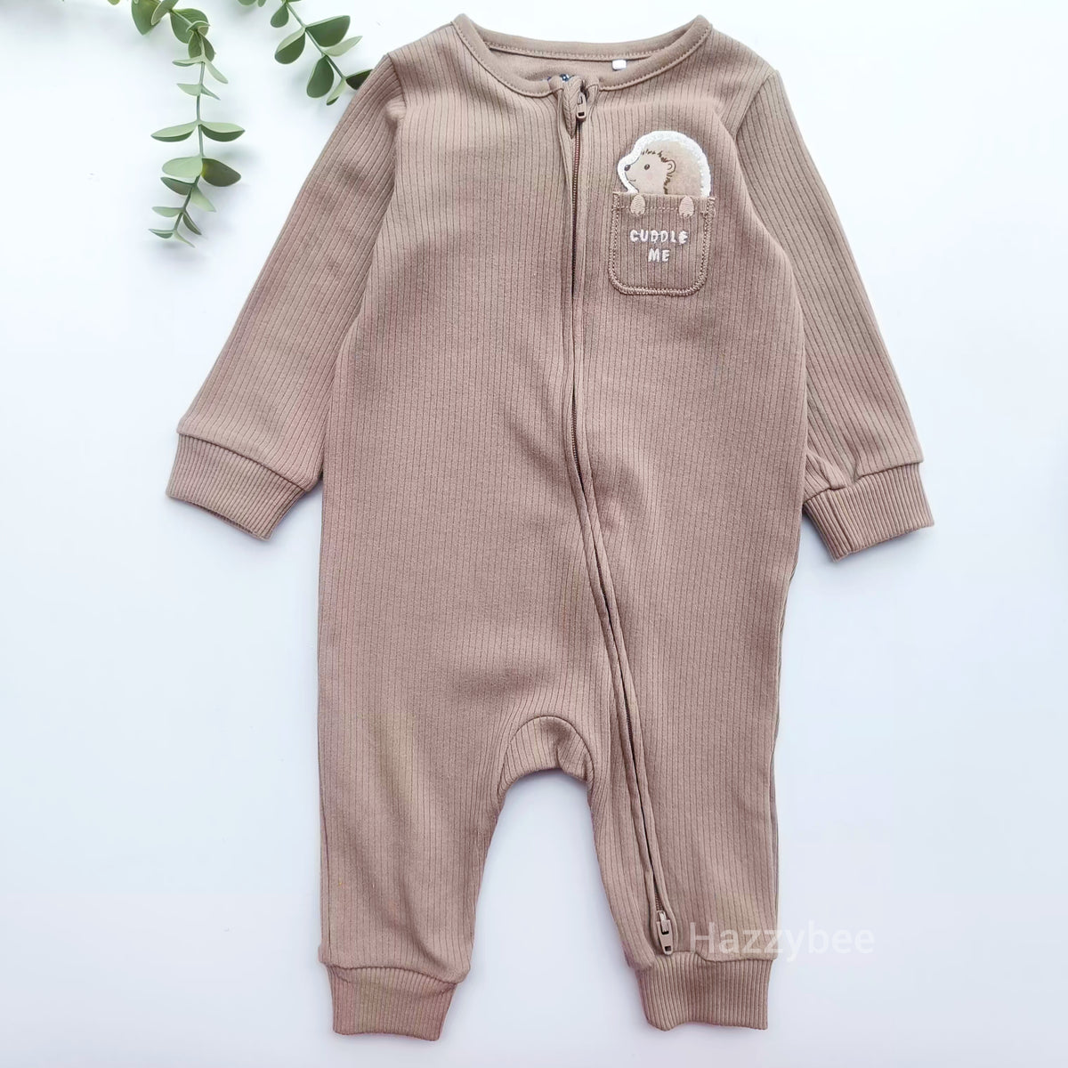 Cuddle me 2-wayzipper sleepsuit