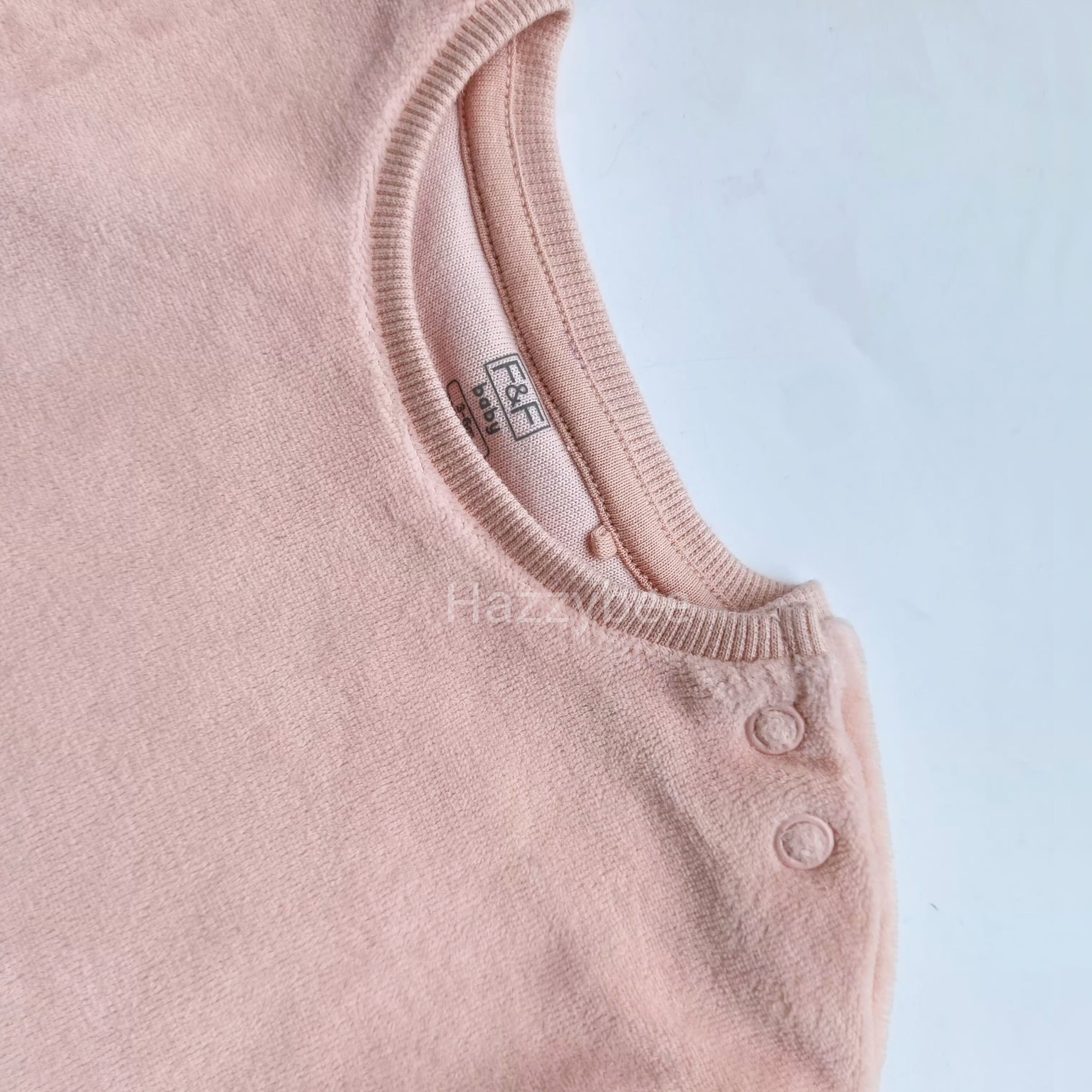 George pink velour top