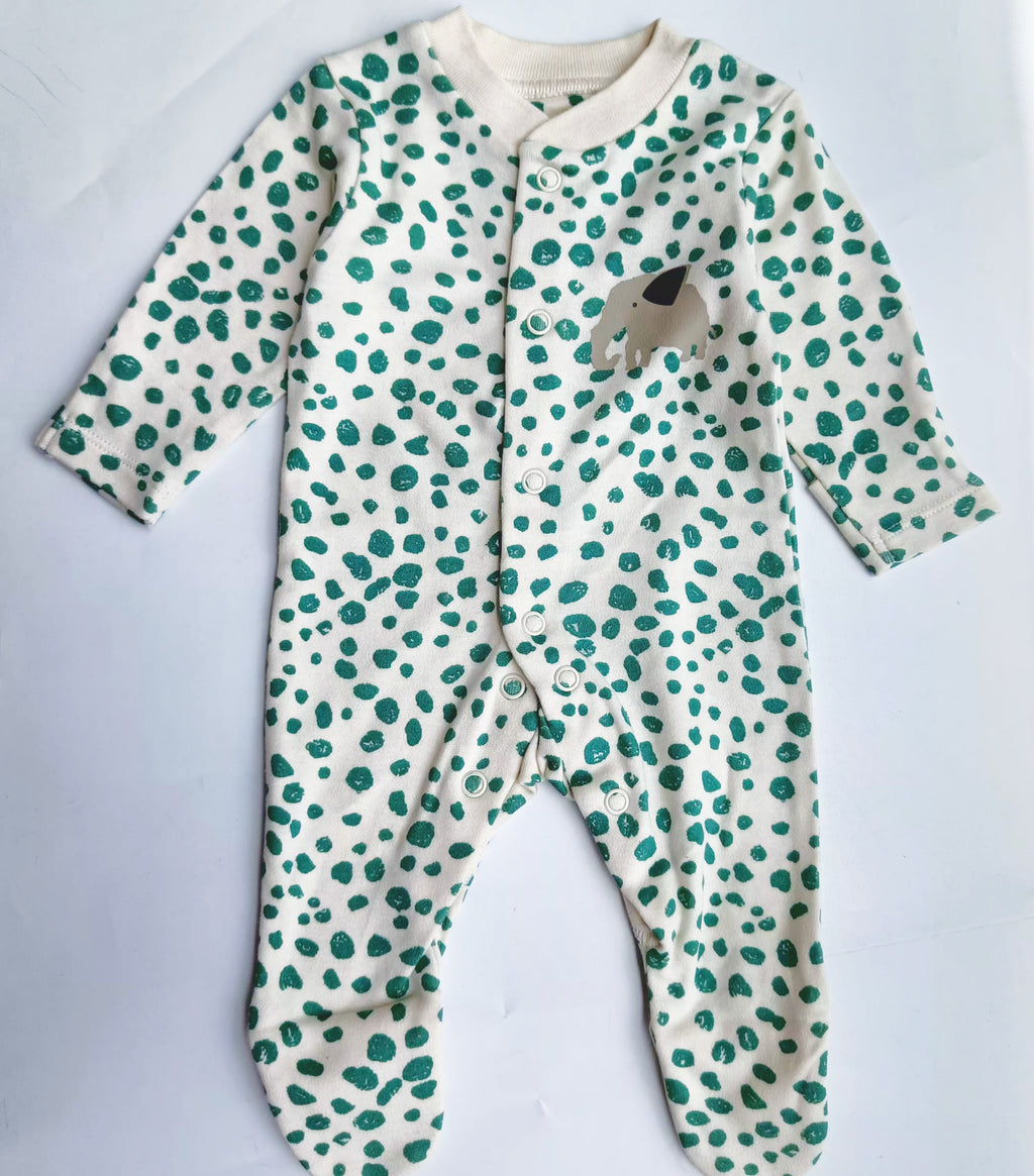 M&S footed sleepsuit