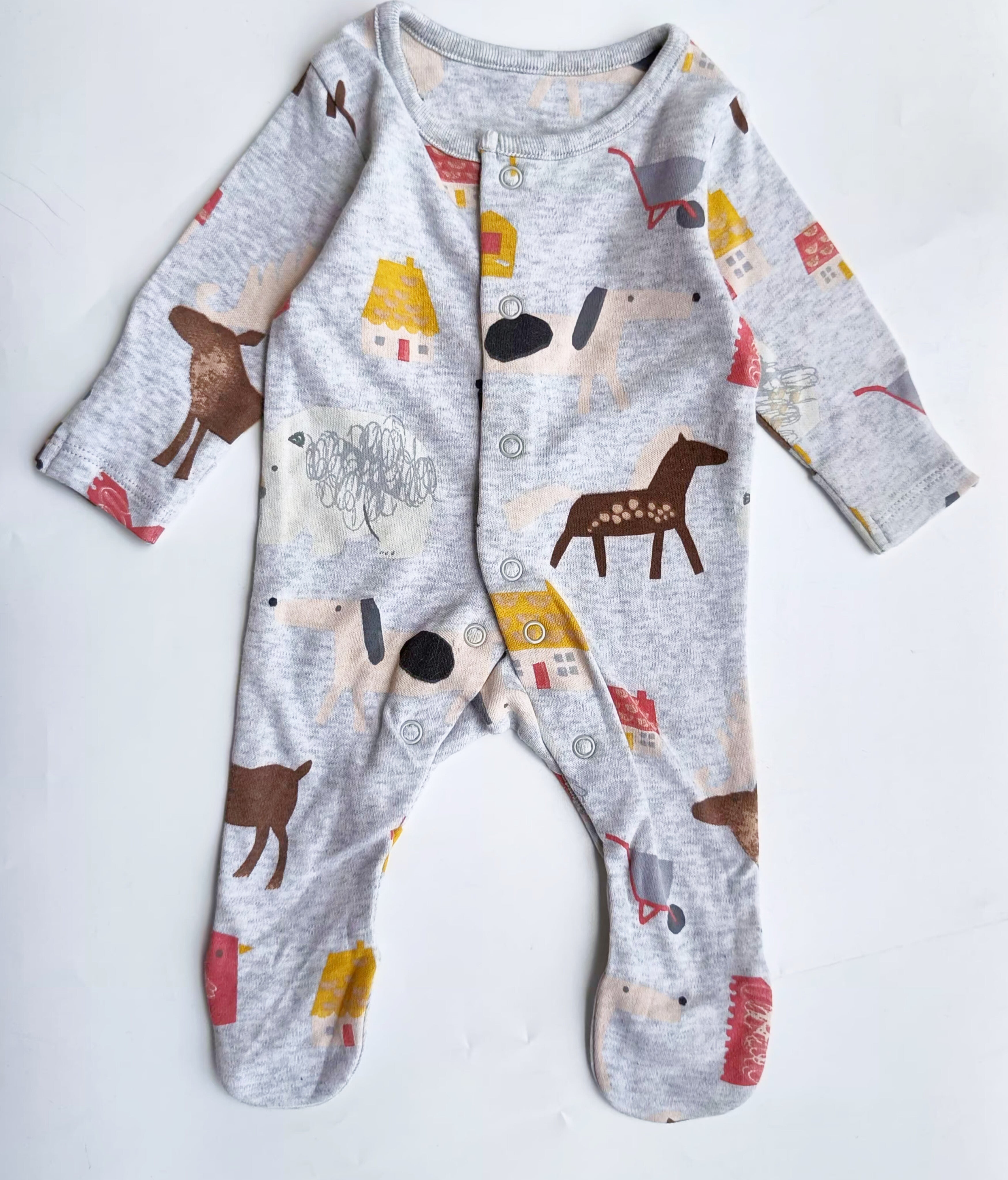 M&S footed sleepsuit