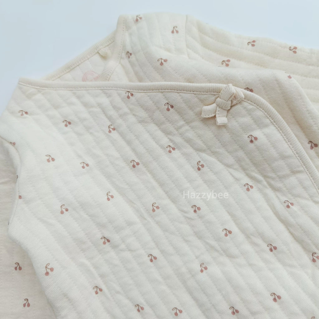 Baby quilted sleepsuit