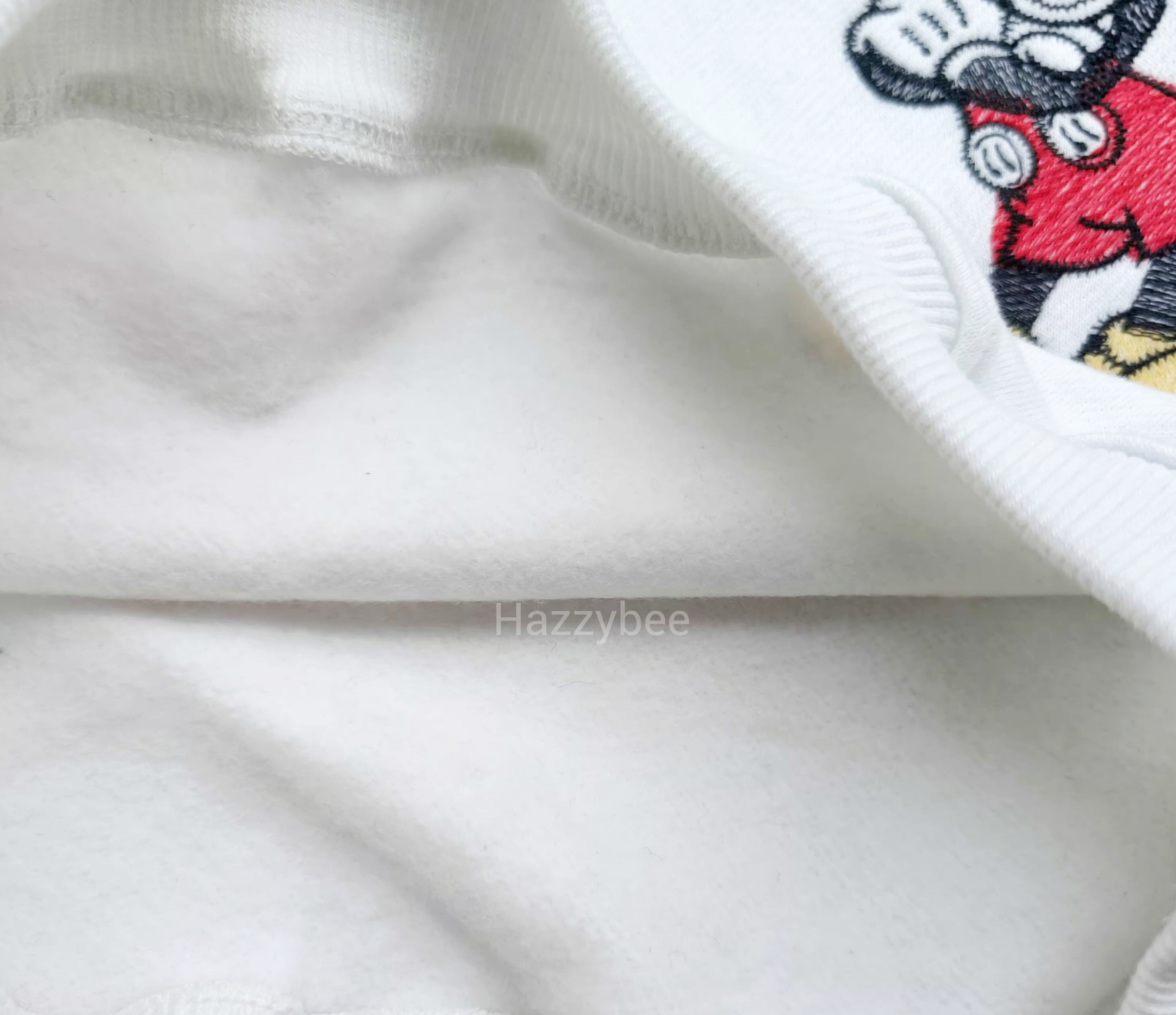 George sweatshirt with fleece-white mickey