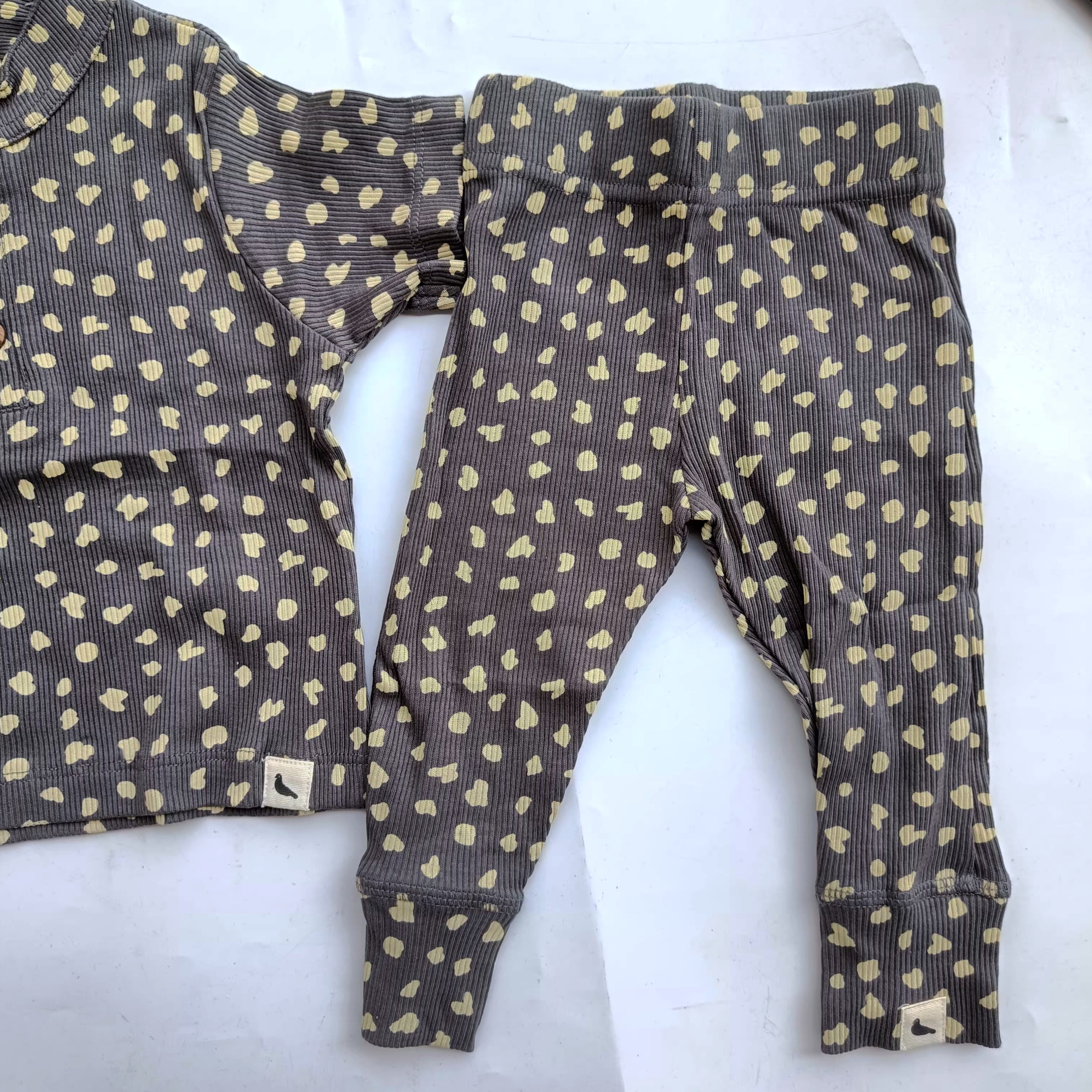 Turtle dove london-animal print coordset- charcoal