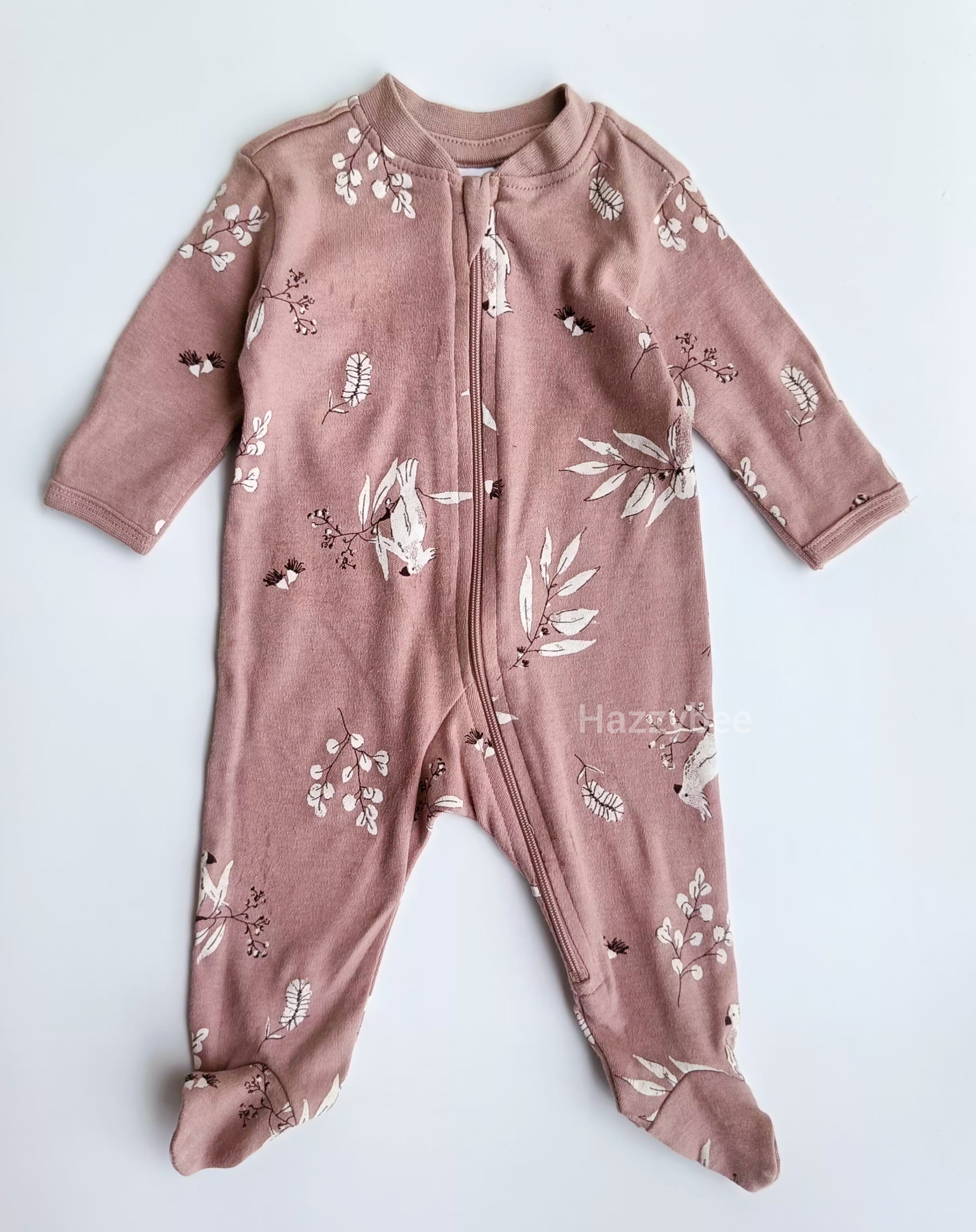 Anko Footed zipper sleepsuit
