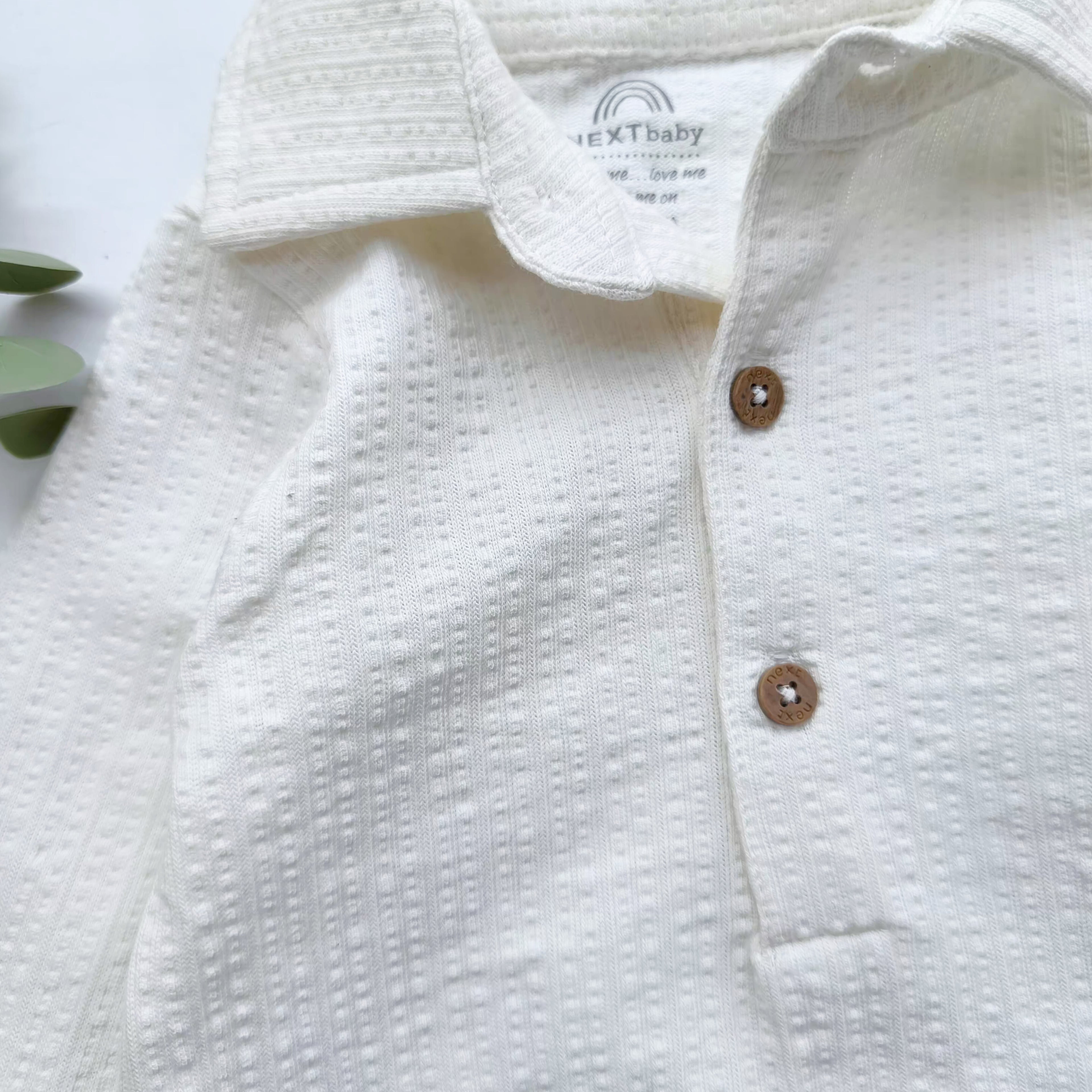 Next white textured bodysuit