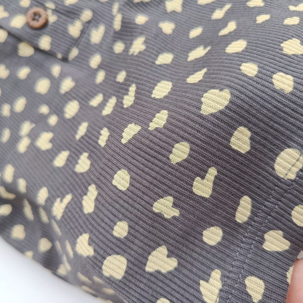 Turtle dove london-animal print coordset- charcoal