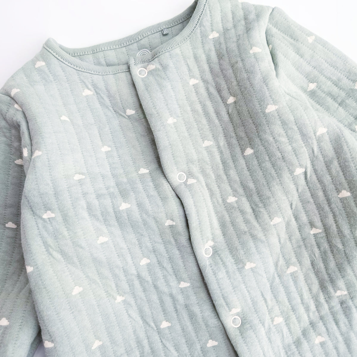 Baby quilted sleepsuit