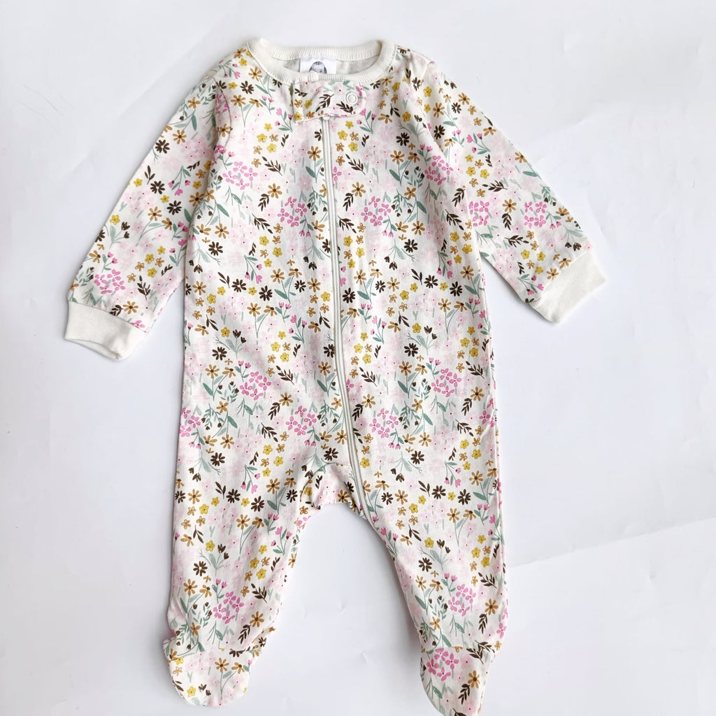 Gerber footed zipper sleepsuit