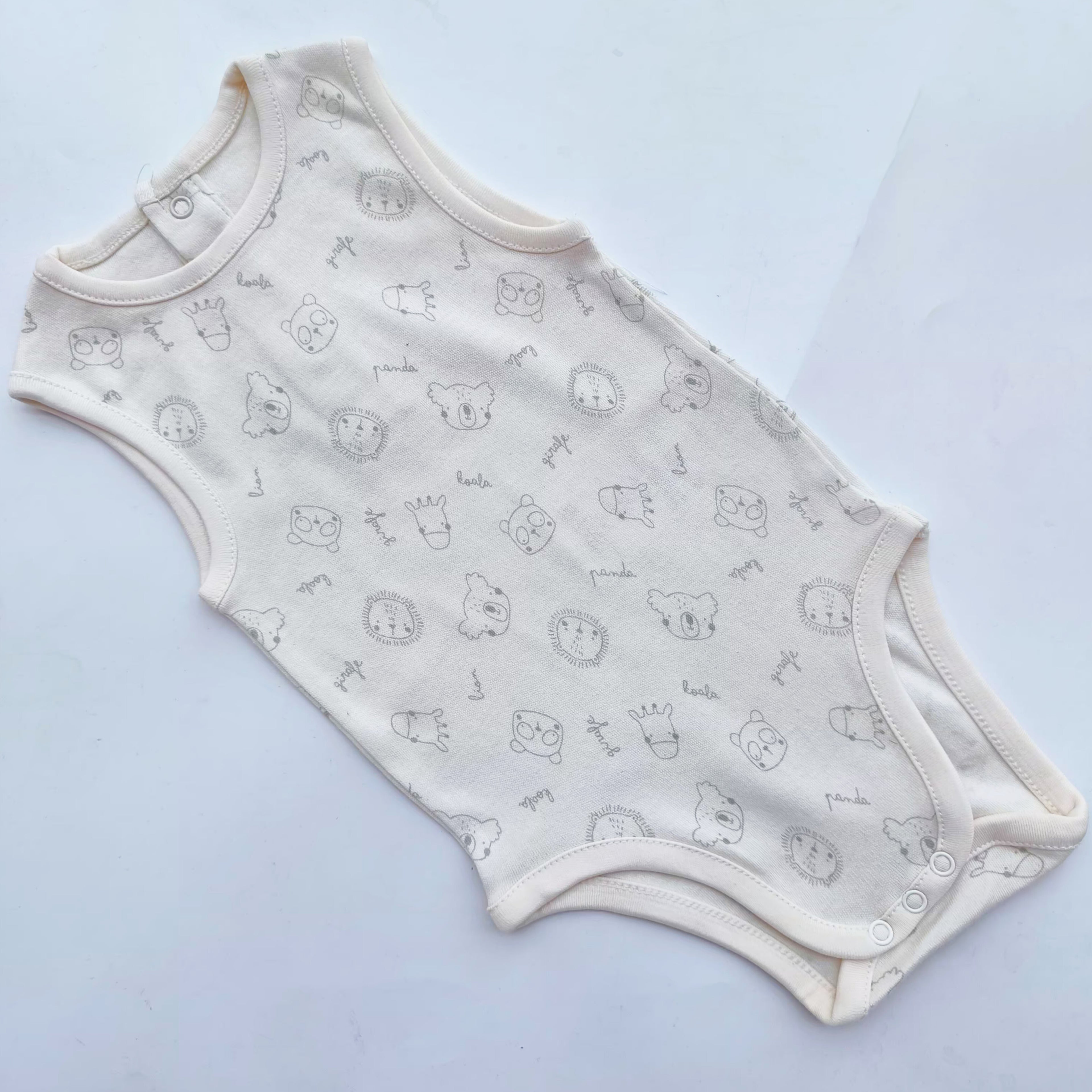 Sleeveless onesies 3-6m