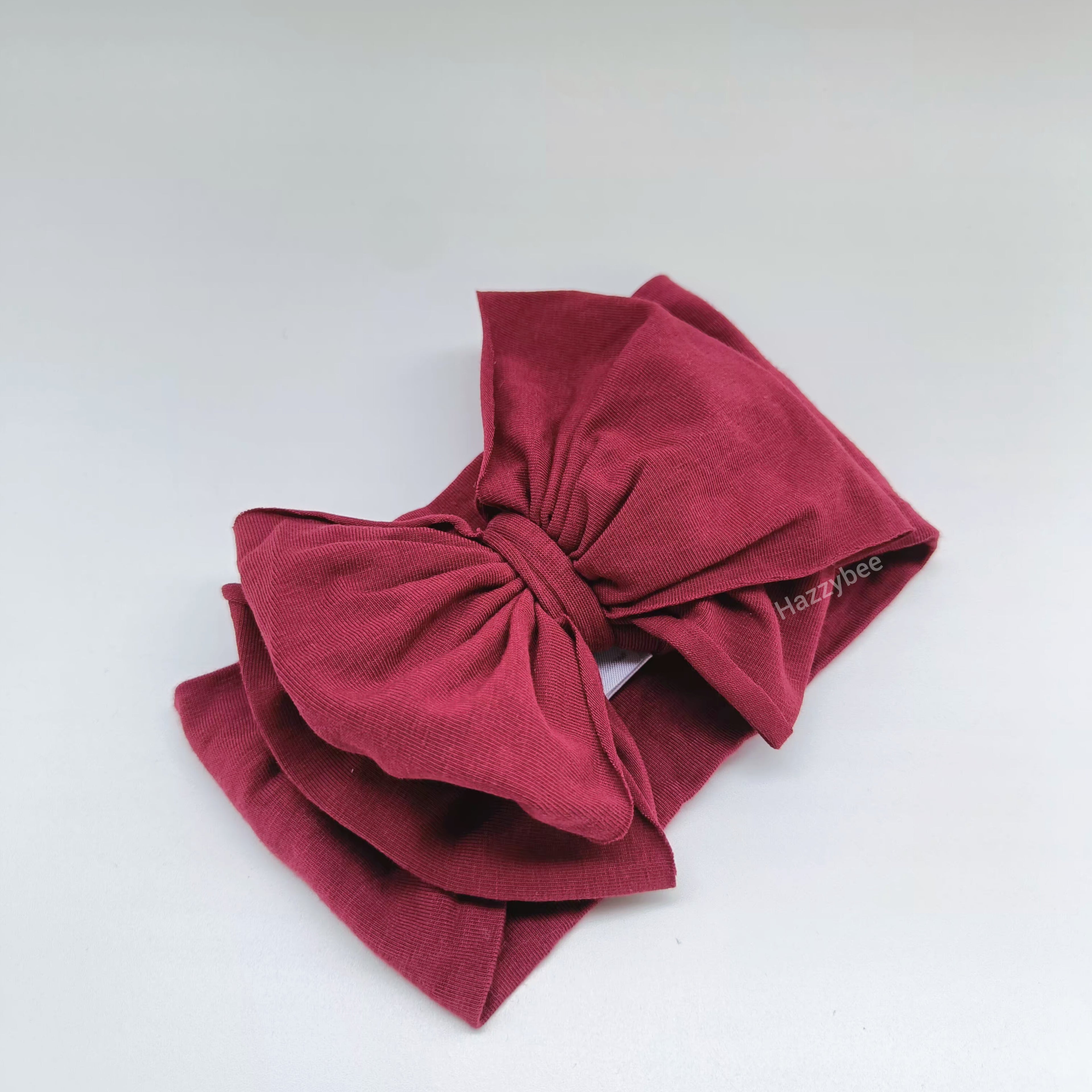 Ruffle butts bow headband