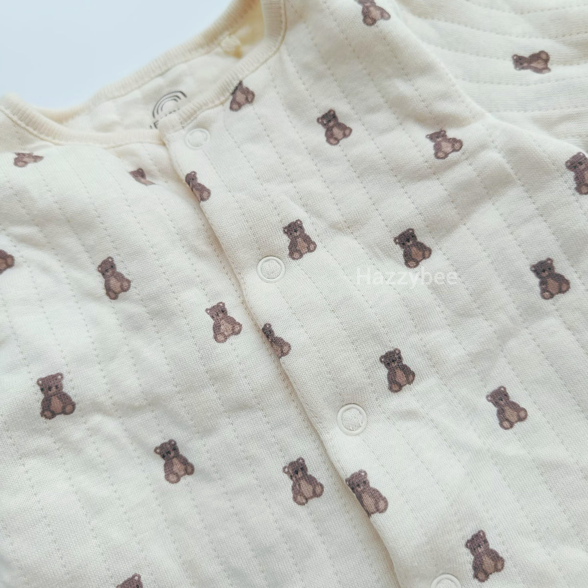 Baby quilted sleepsuit