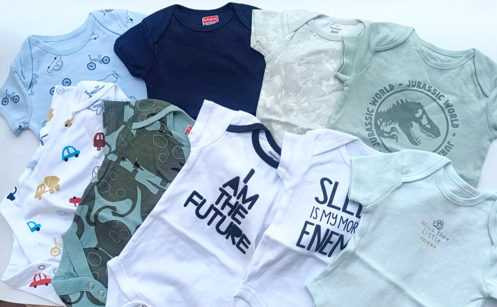 Short sleeve onesies 3-6m